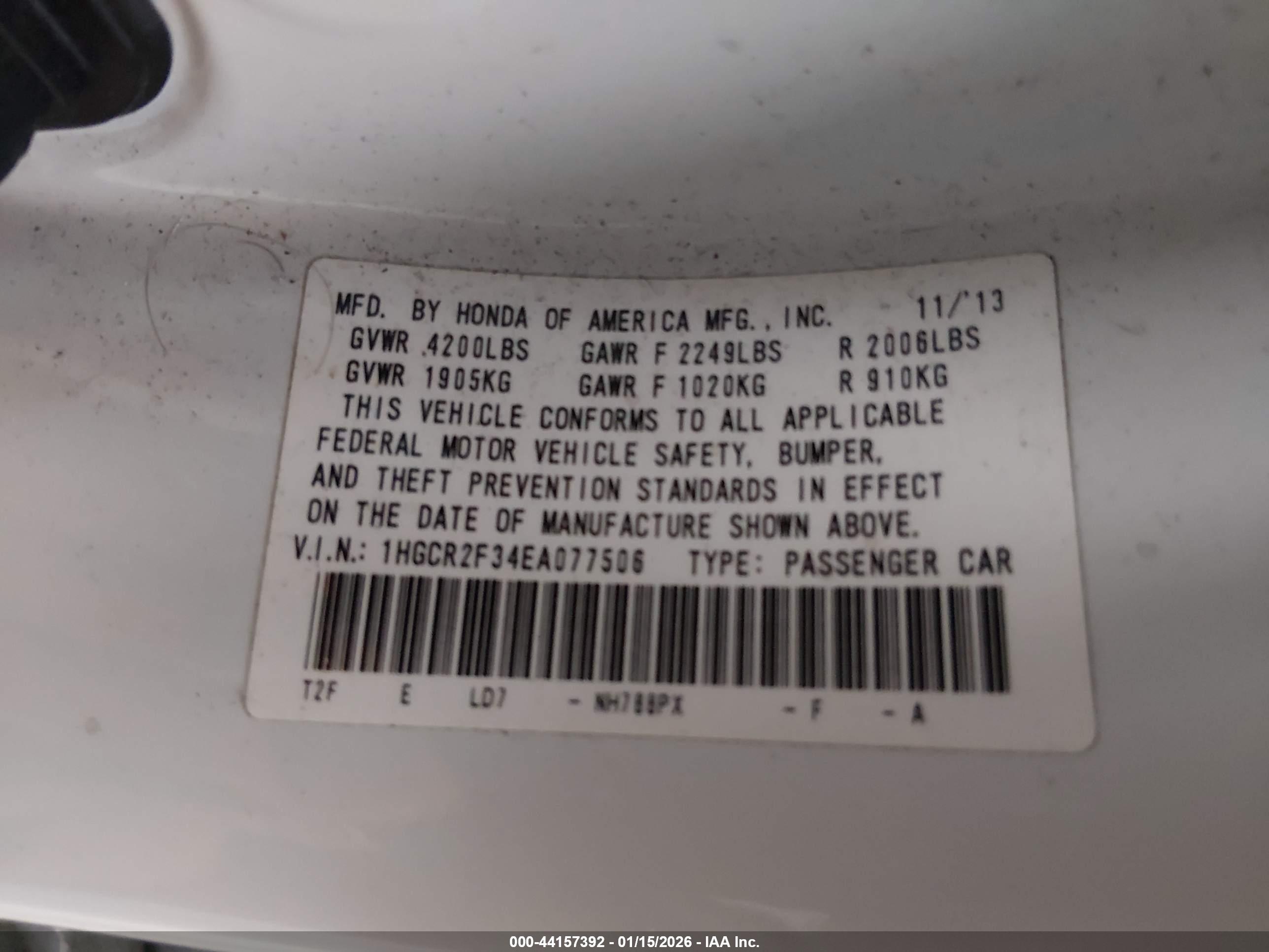 HONDA ACCORD image 9