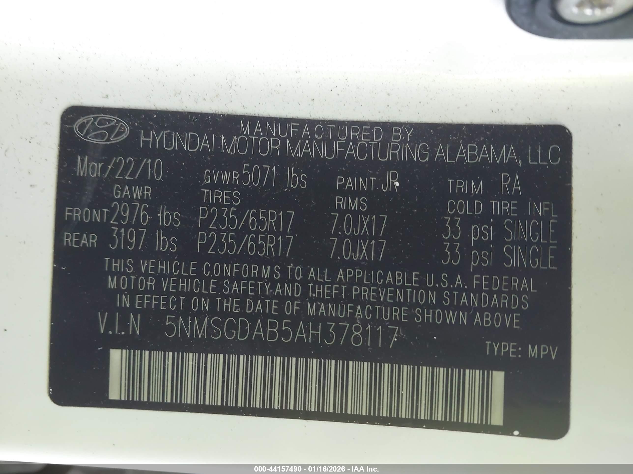 HYUNDAI SANTA image 9