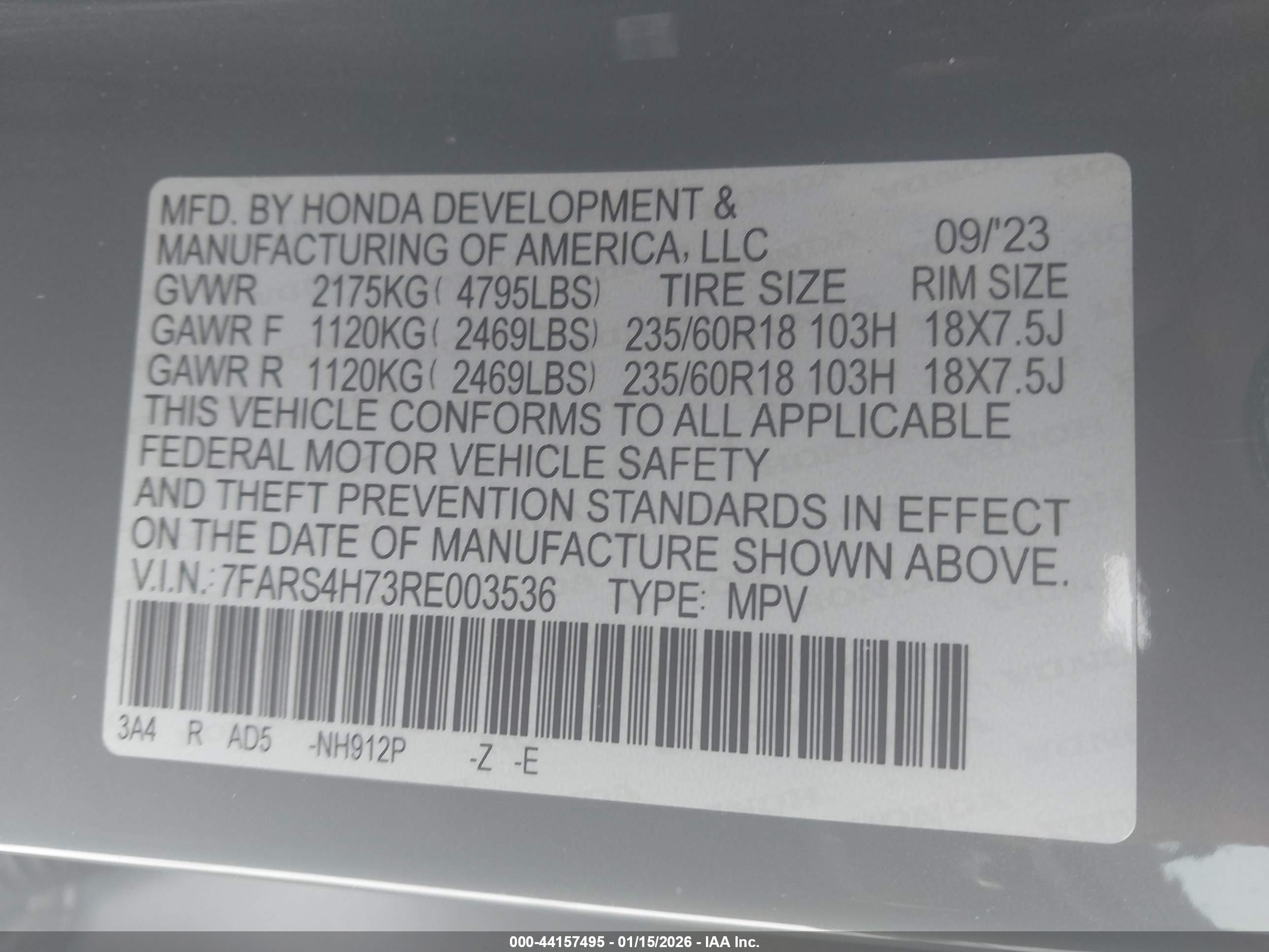 HONDA CR-V image 9