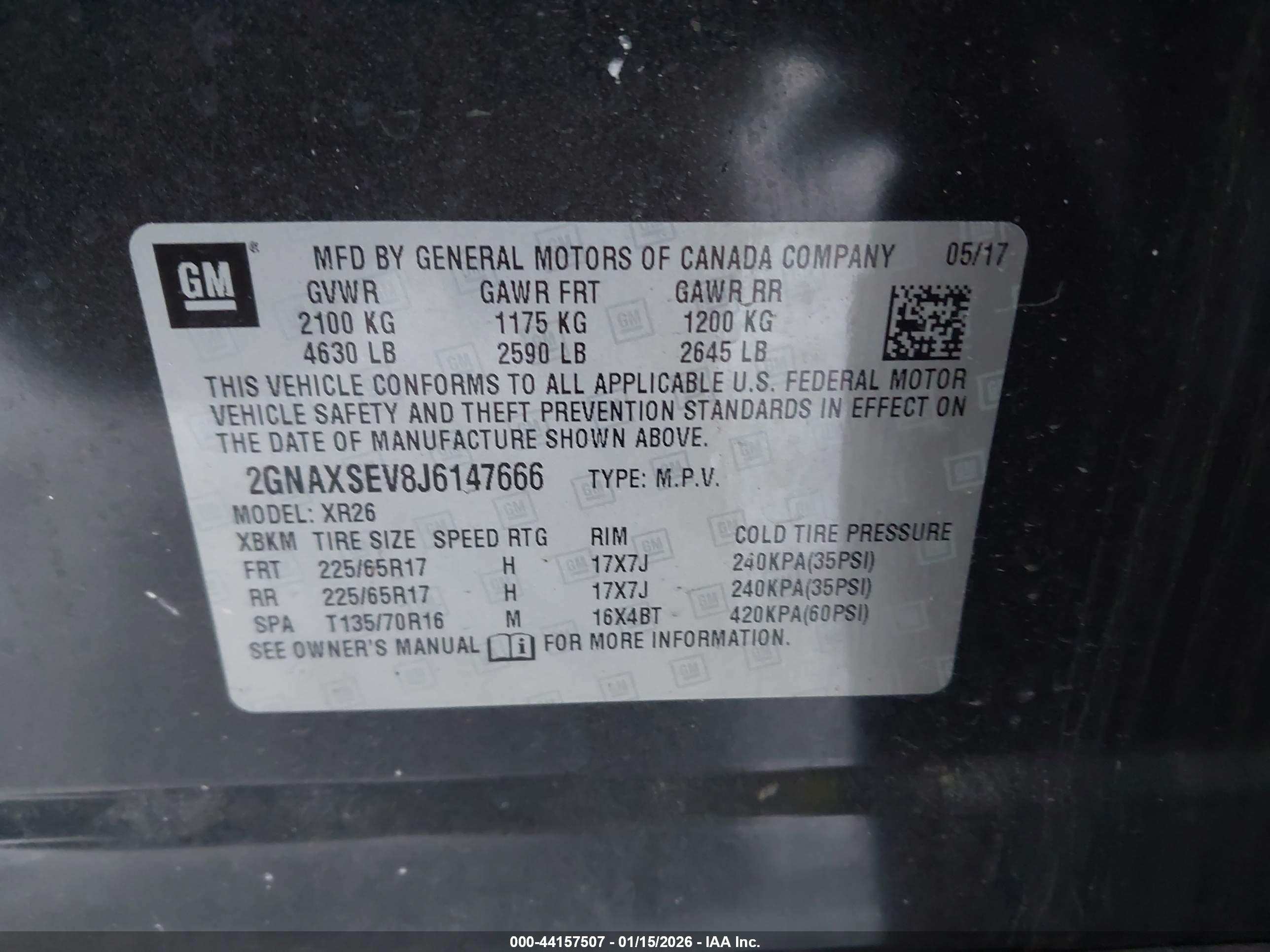 CHEVROLET EQUINOX image 9