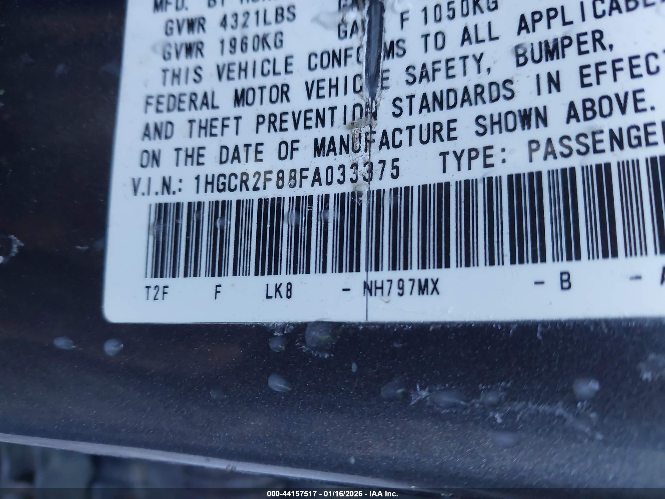 HONDA ACCORD image 9