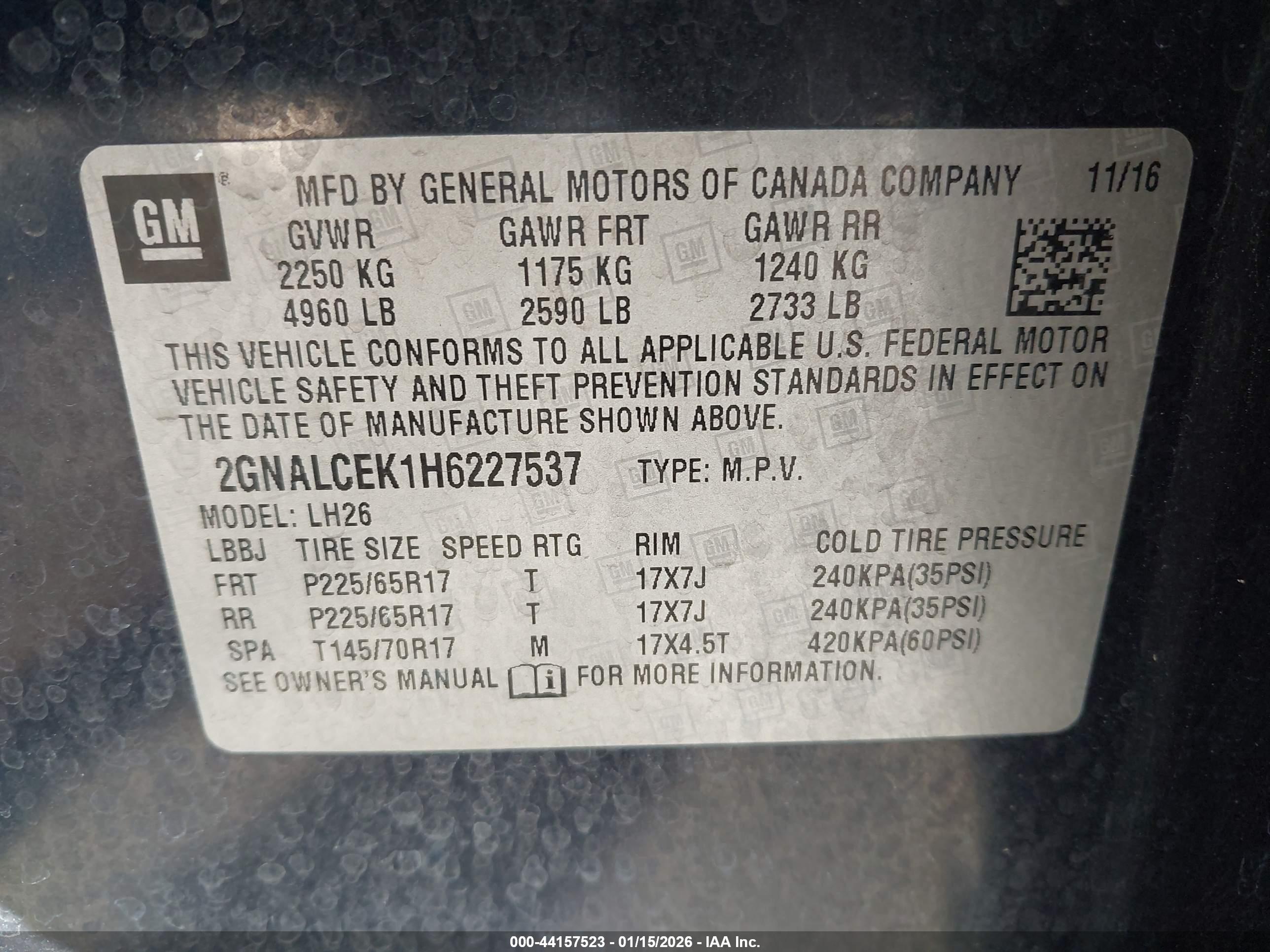 CHEVROLET EQUINOX image 9