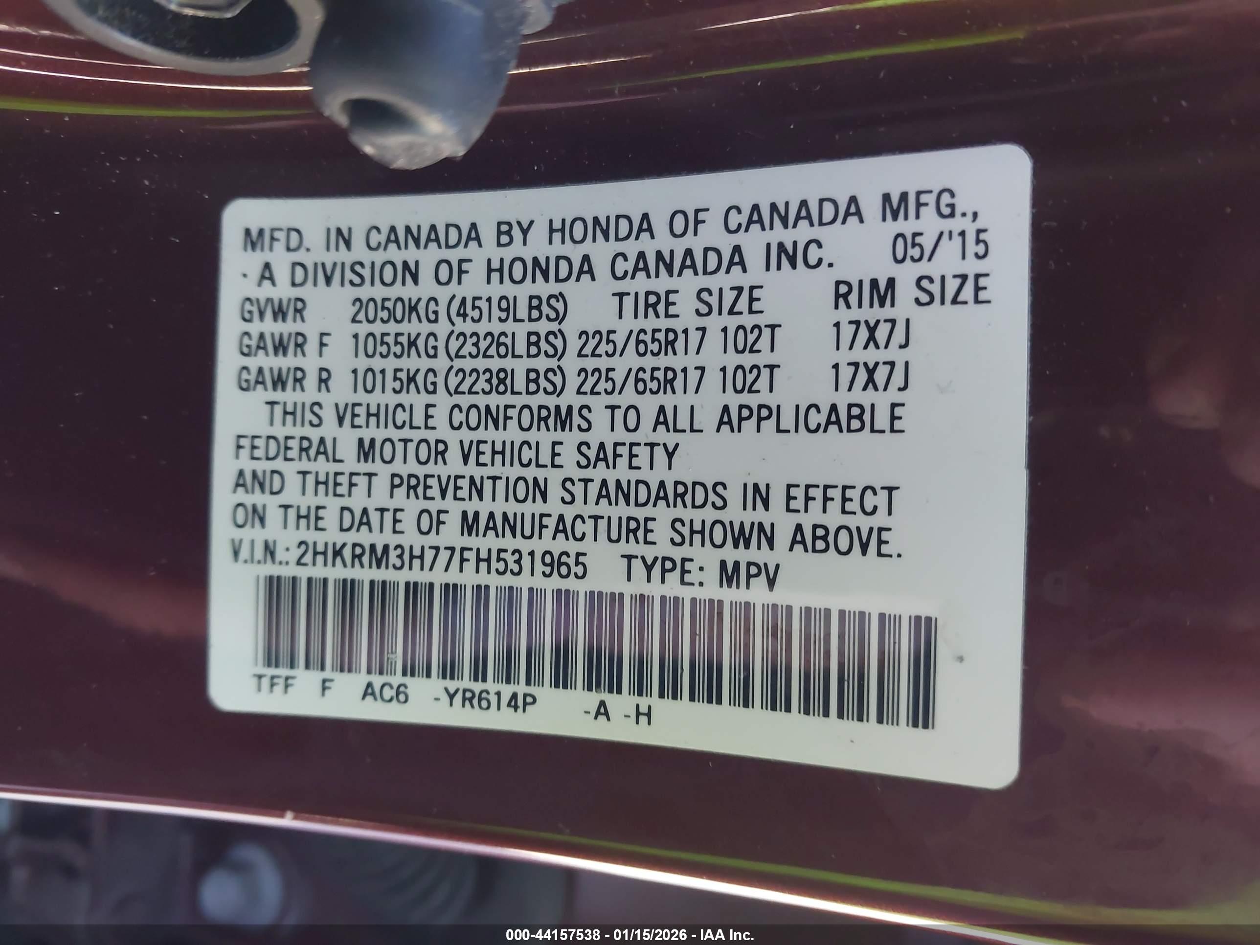 HONDA CR-V image 9