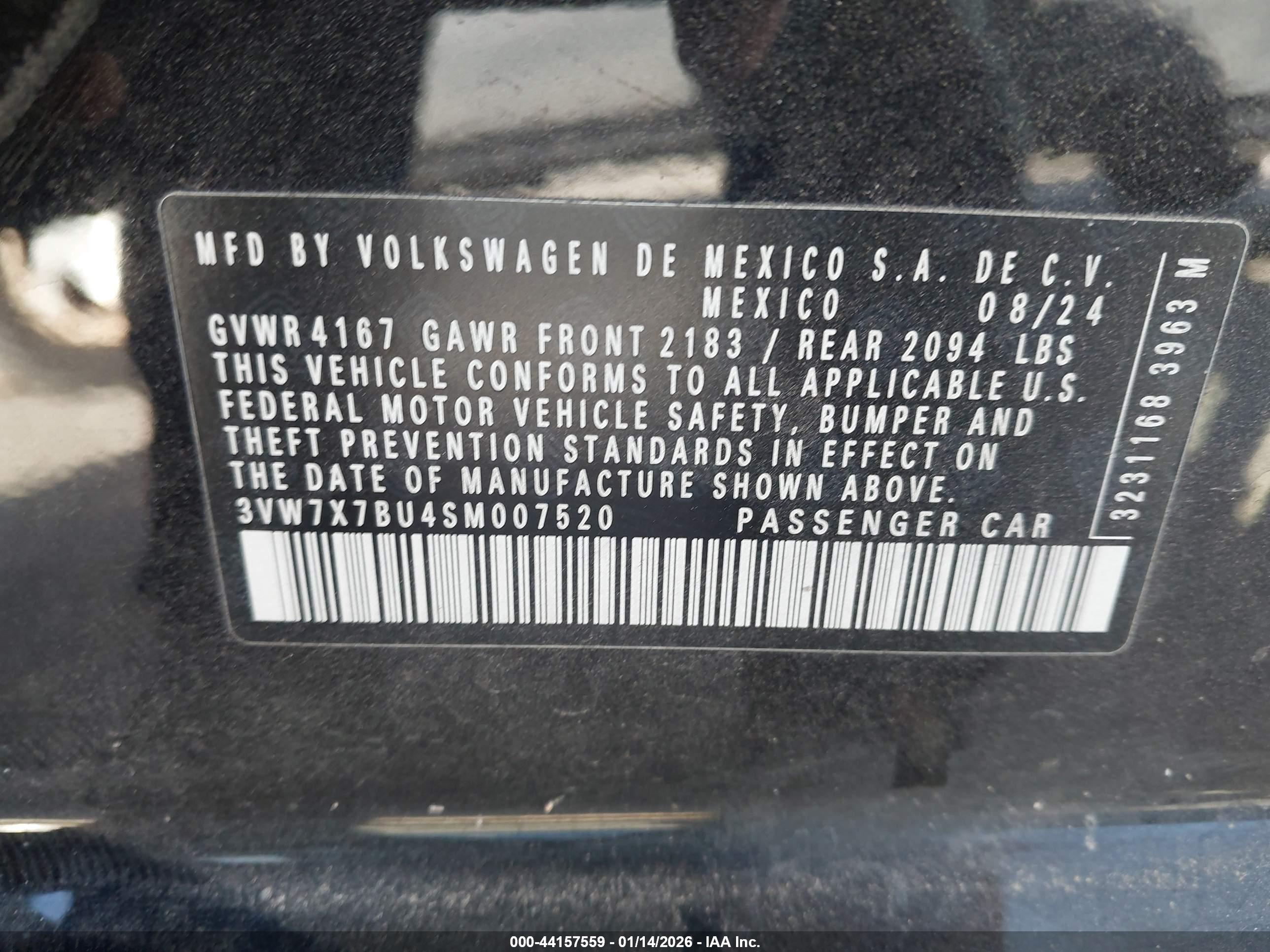 VOLKSWAGEN JETTA image 9