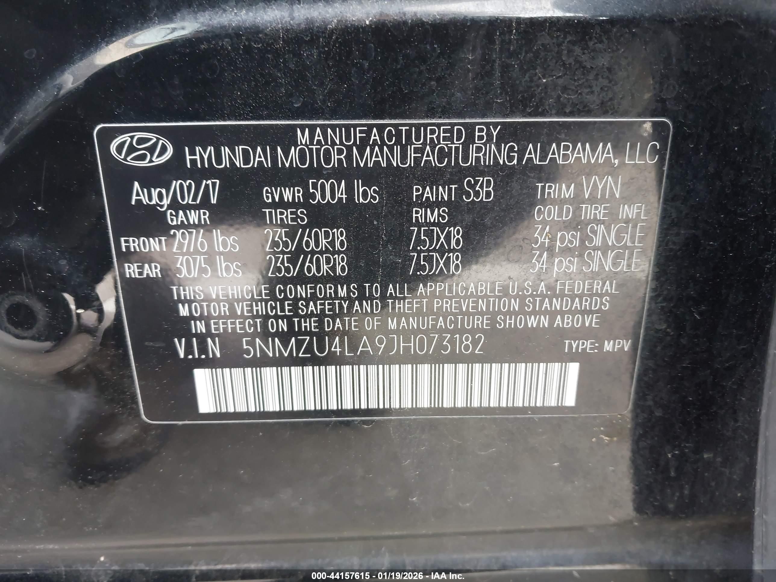 HYUNDAI SANTA image 9