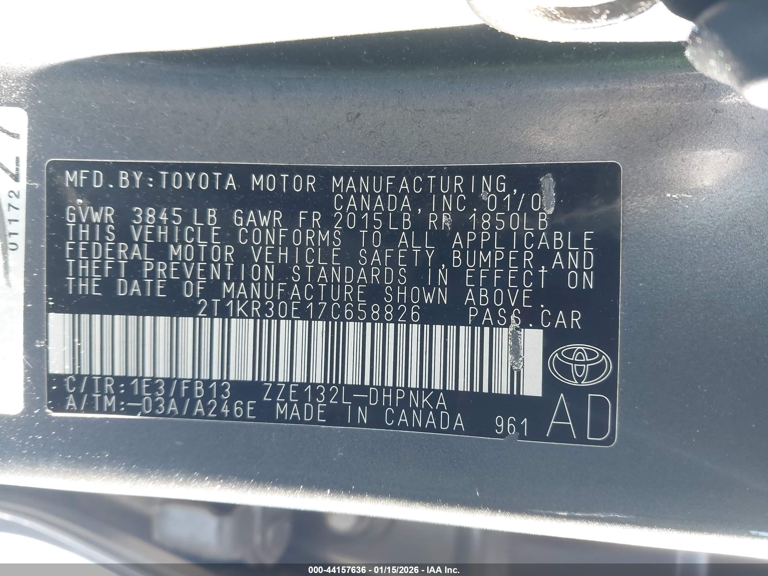 TOYOTA MATRIX image 9