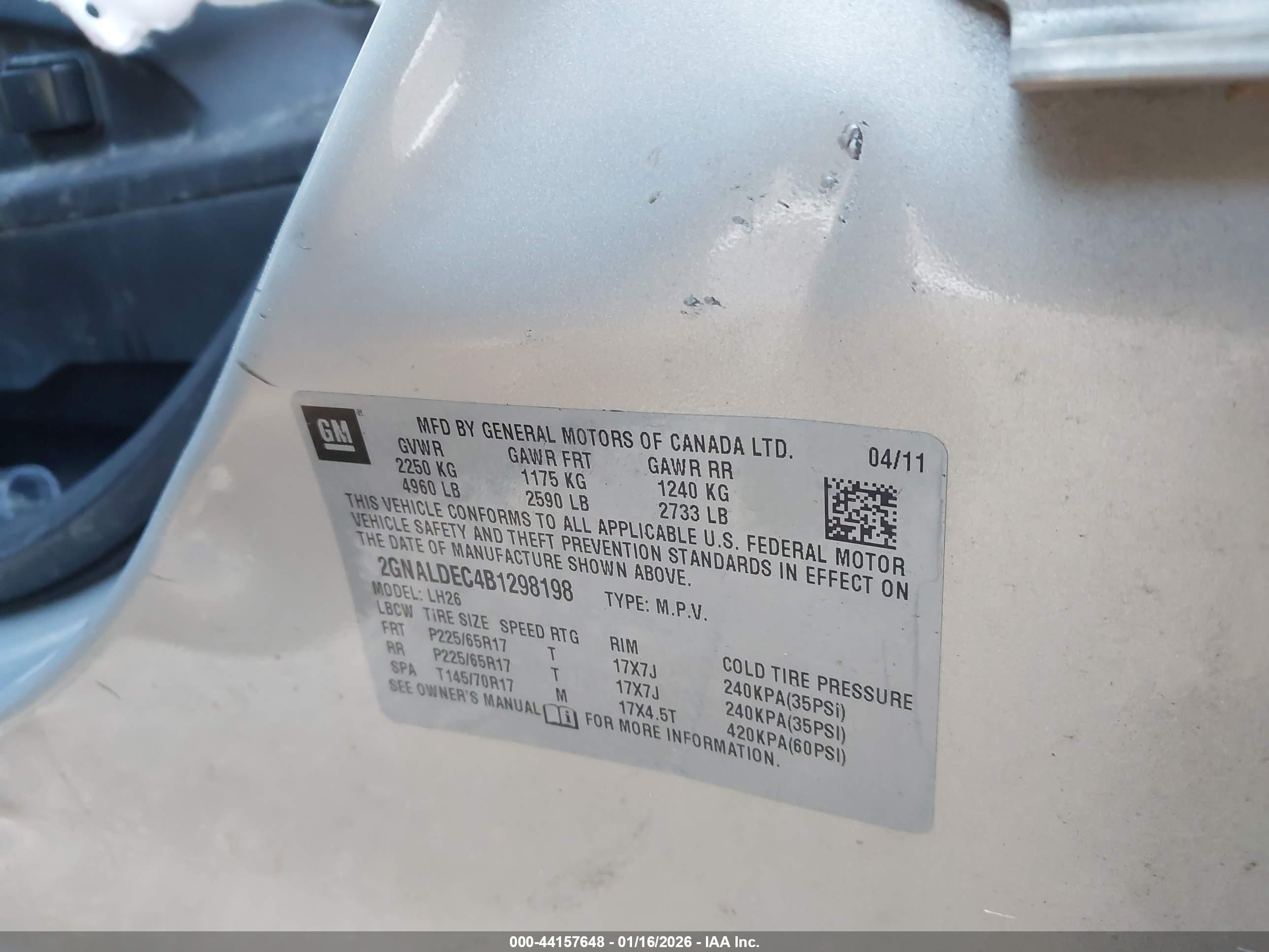 CHEVROLET EQUINOX image 9