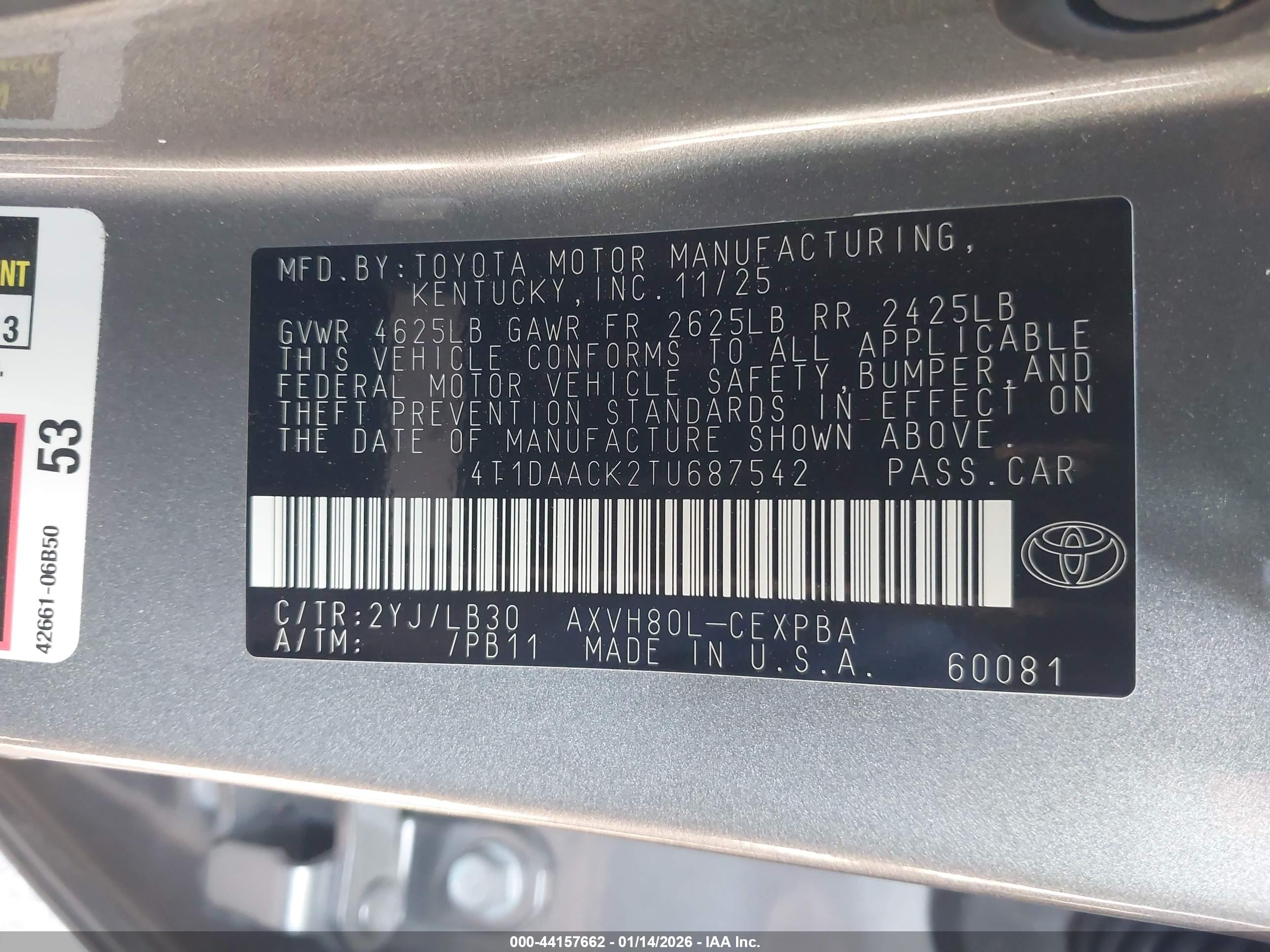 TOYOTA CAMRY image 9
