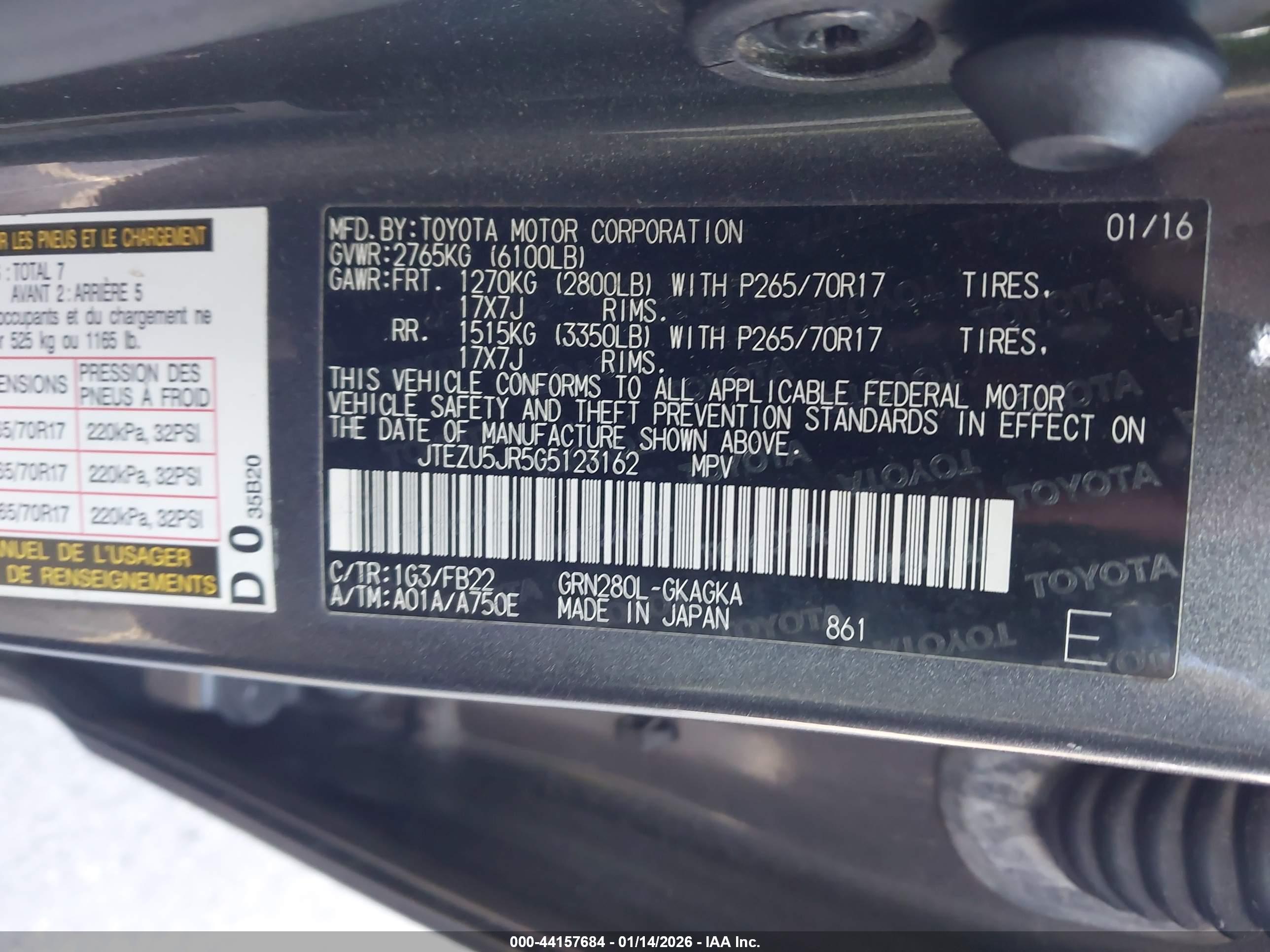 TOYOTA 4RUNNER image 9
