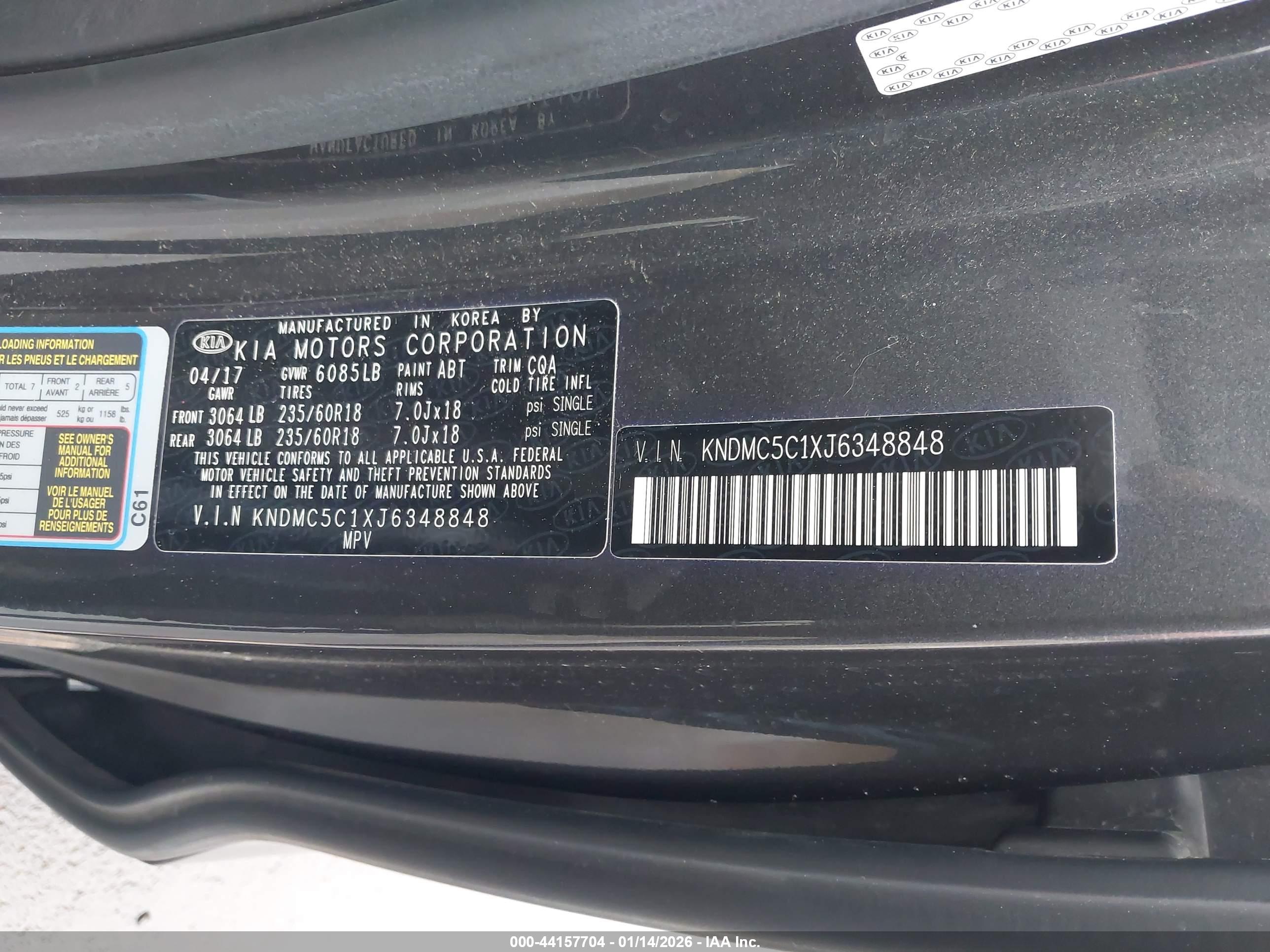 KIA SEDONA image 9