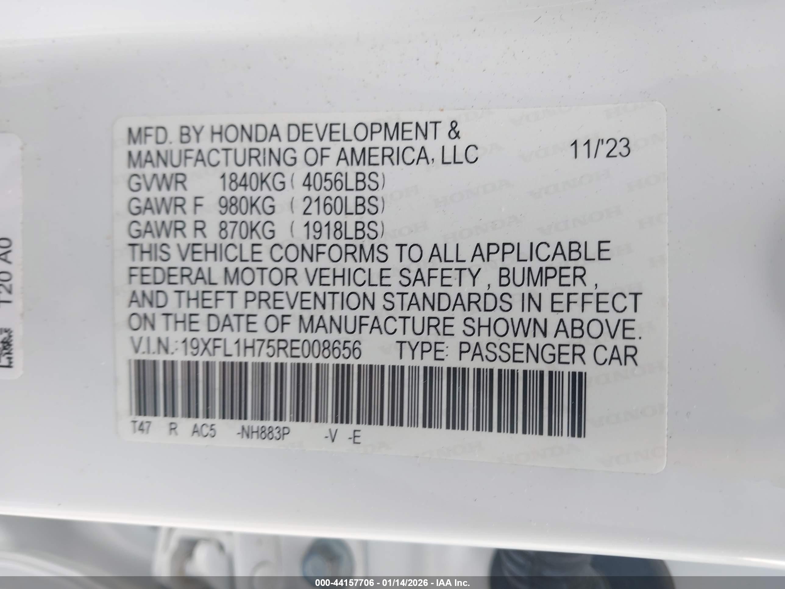 HONDA CIVIC image 9