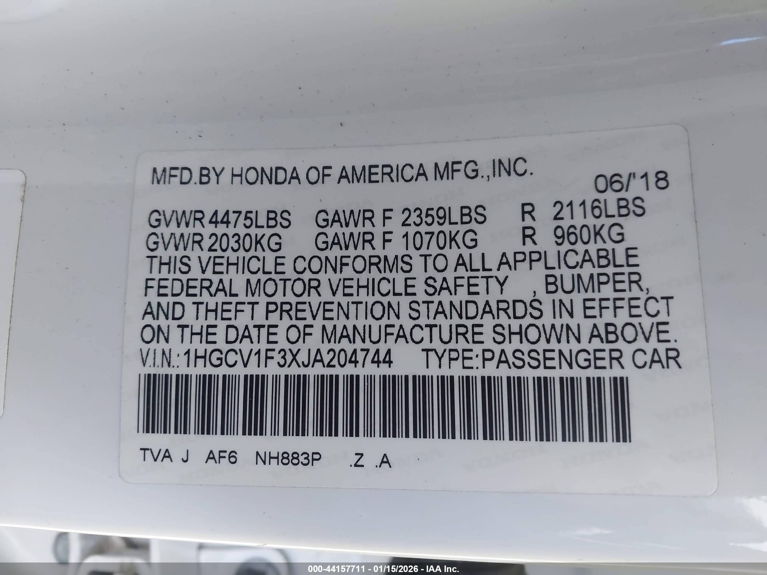 HONDA ACCORD image 9