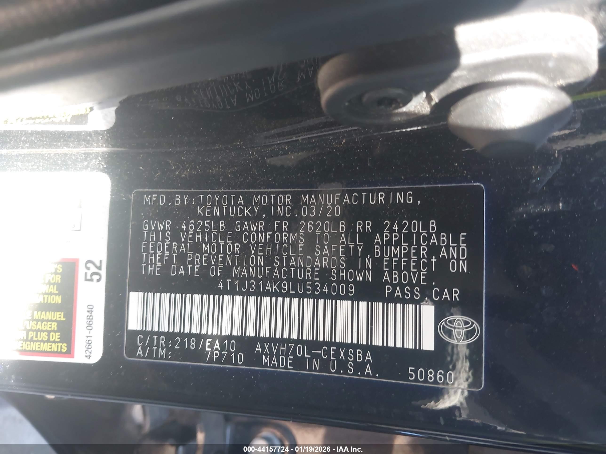 TOYOTA CAMRY image 9