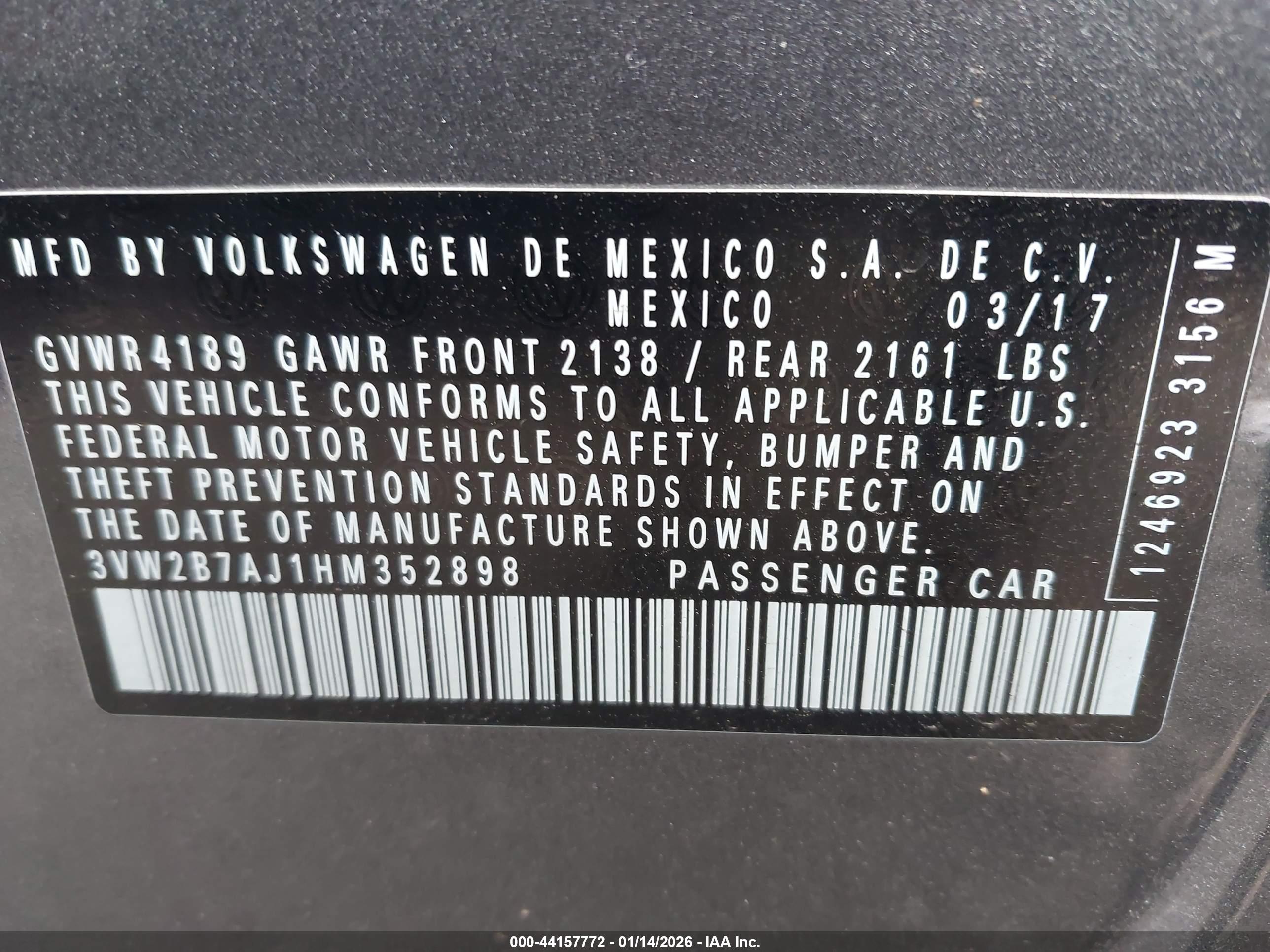 VOLKSWAGEN JETTA image 9
