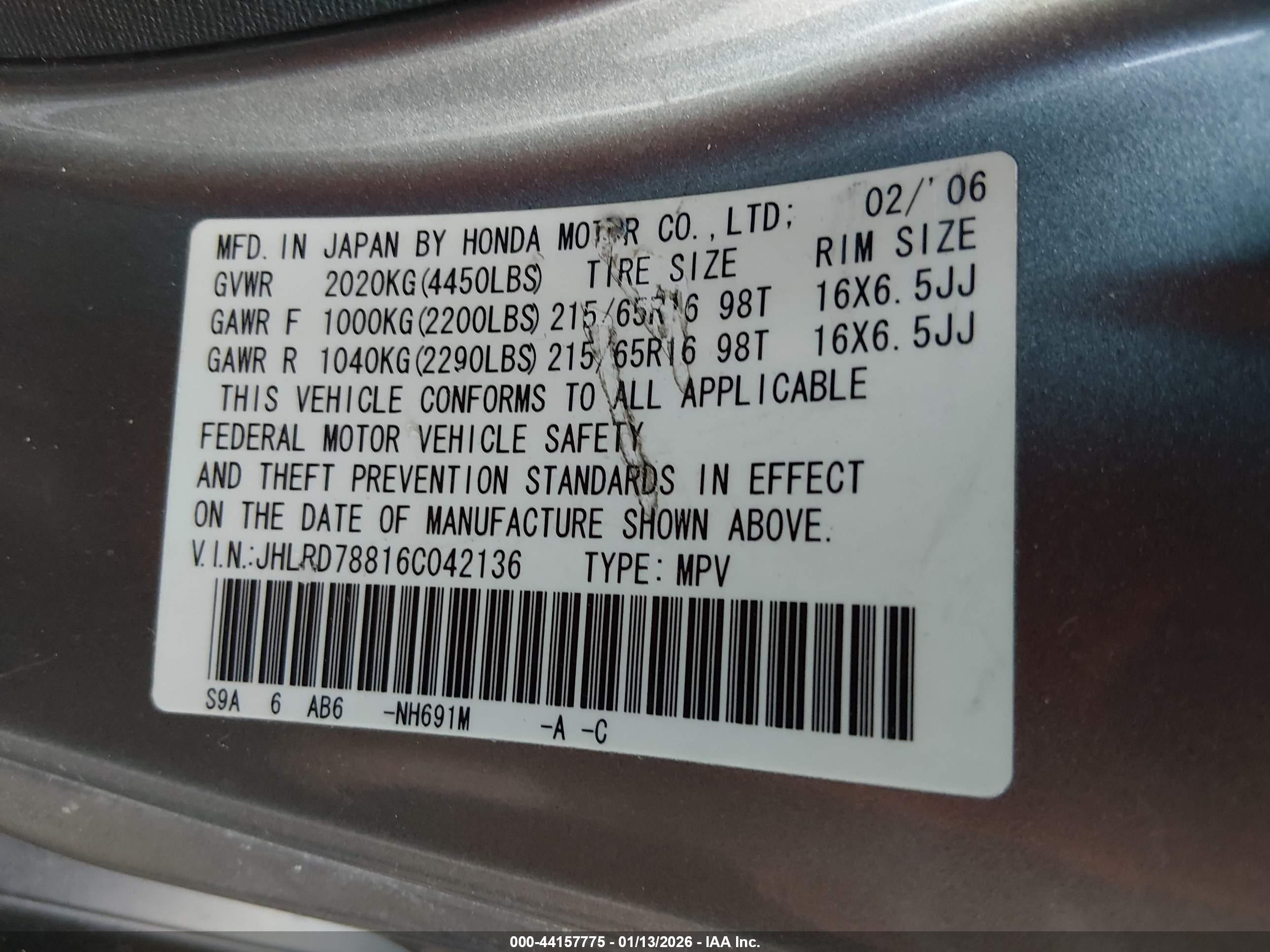HONDA CR-V image 9
