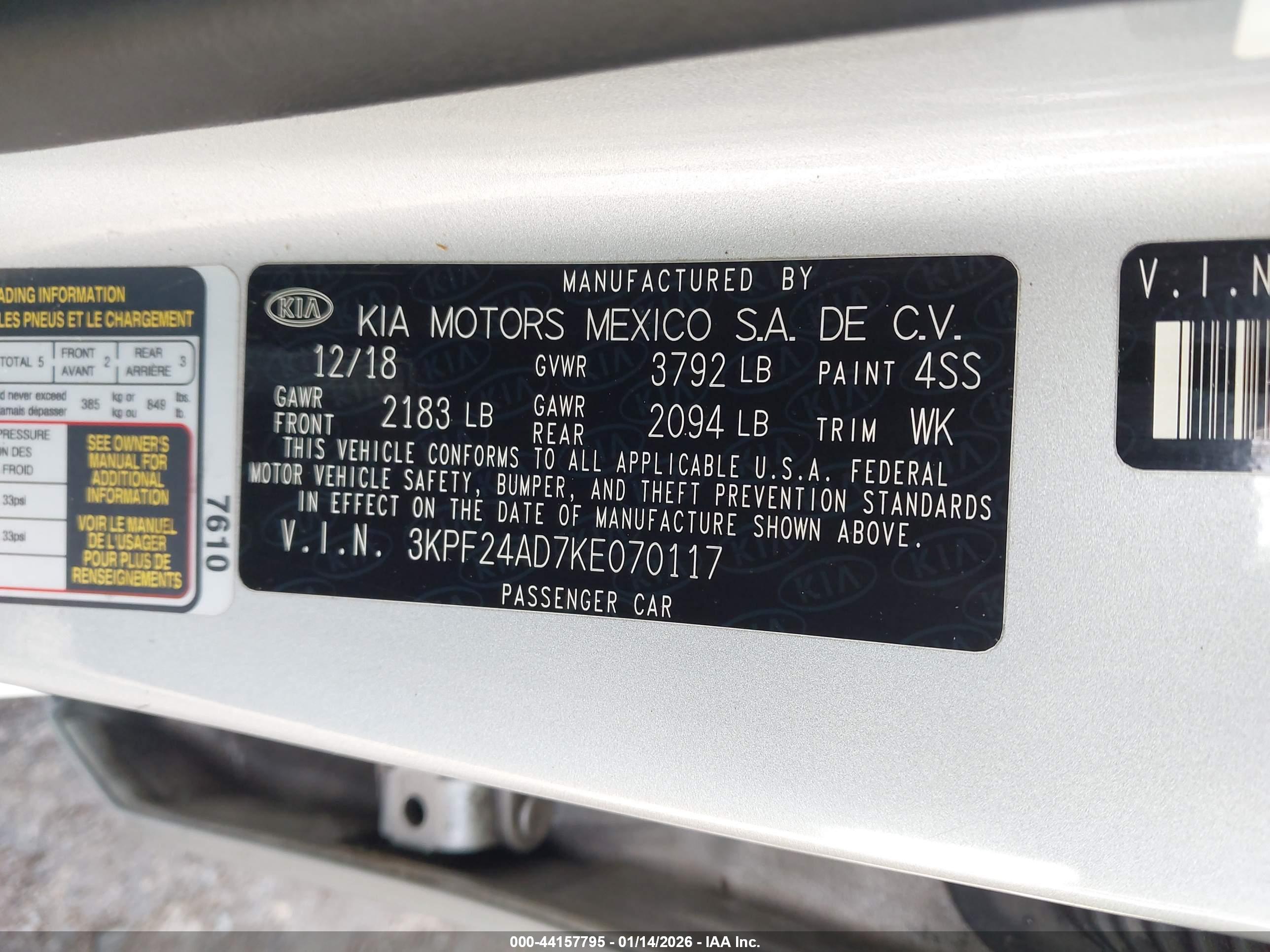 KIA FORTE image 9