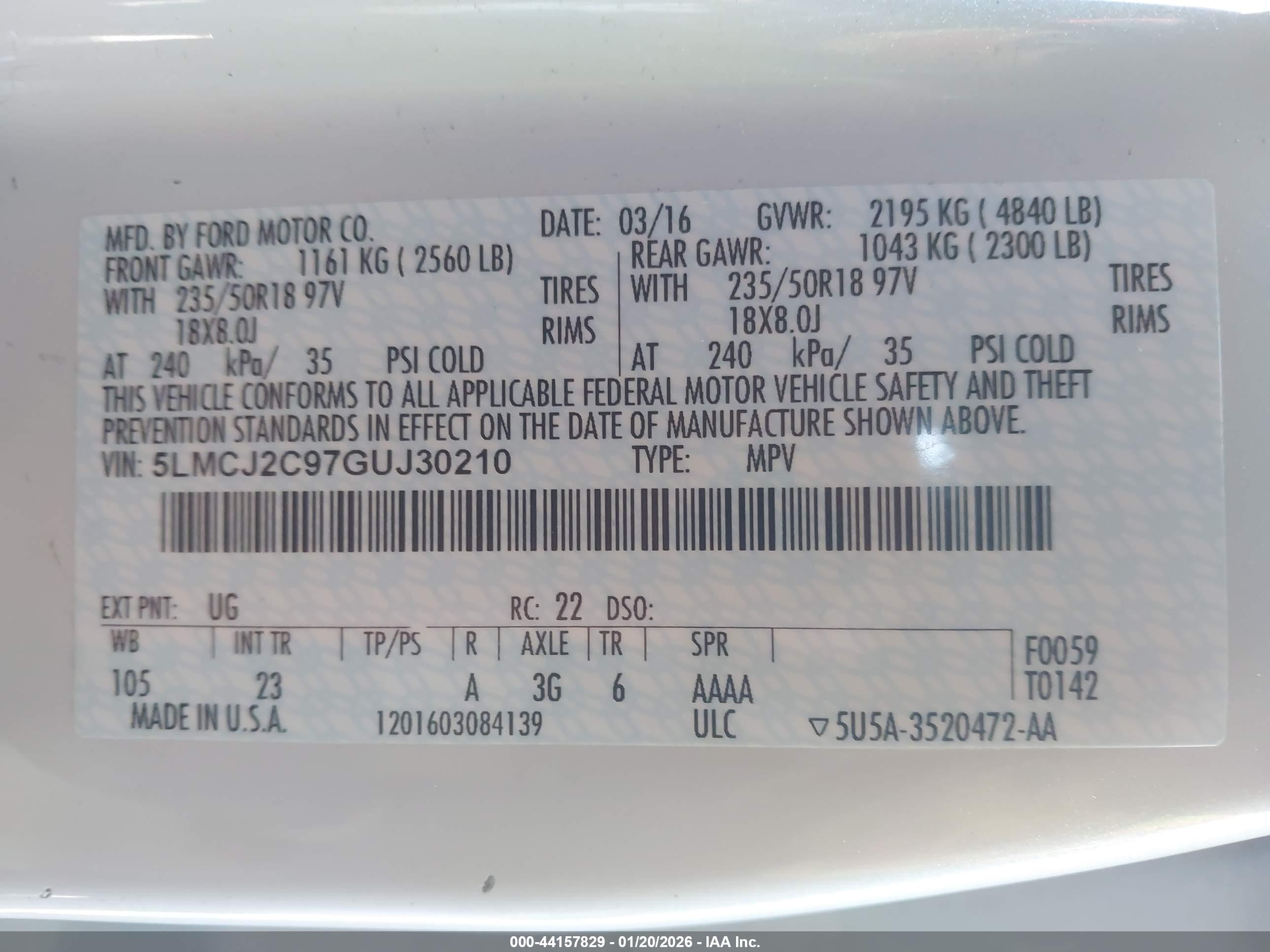 LINCOLN MKC image 9