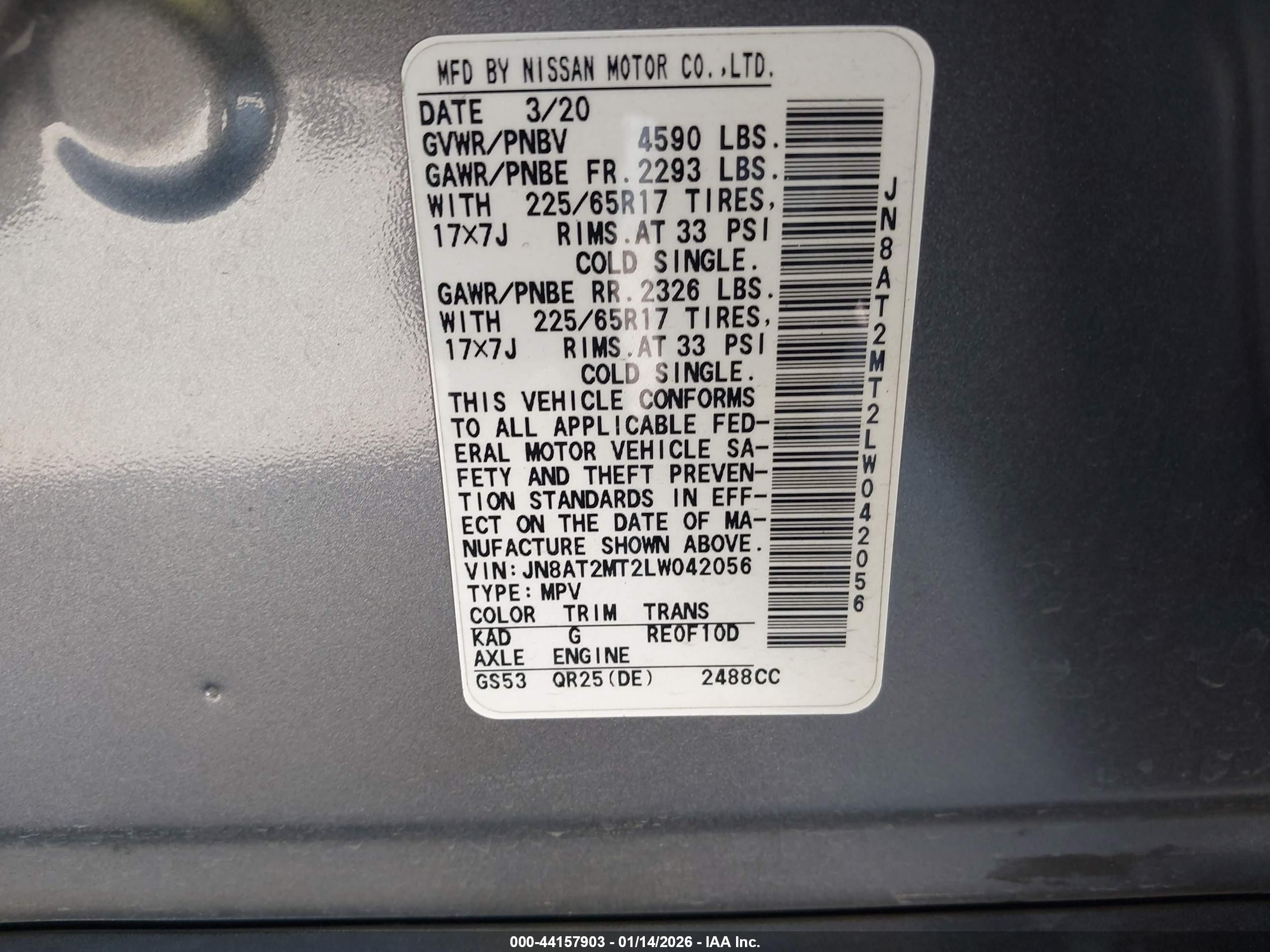 NISSAN ROGUE image 9