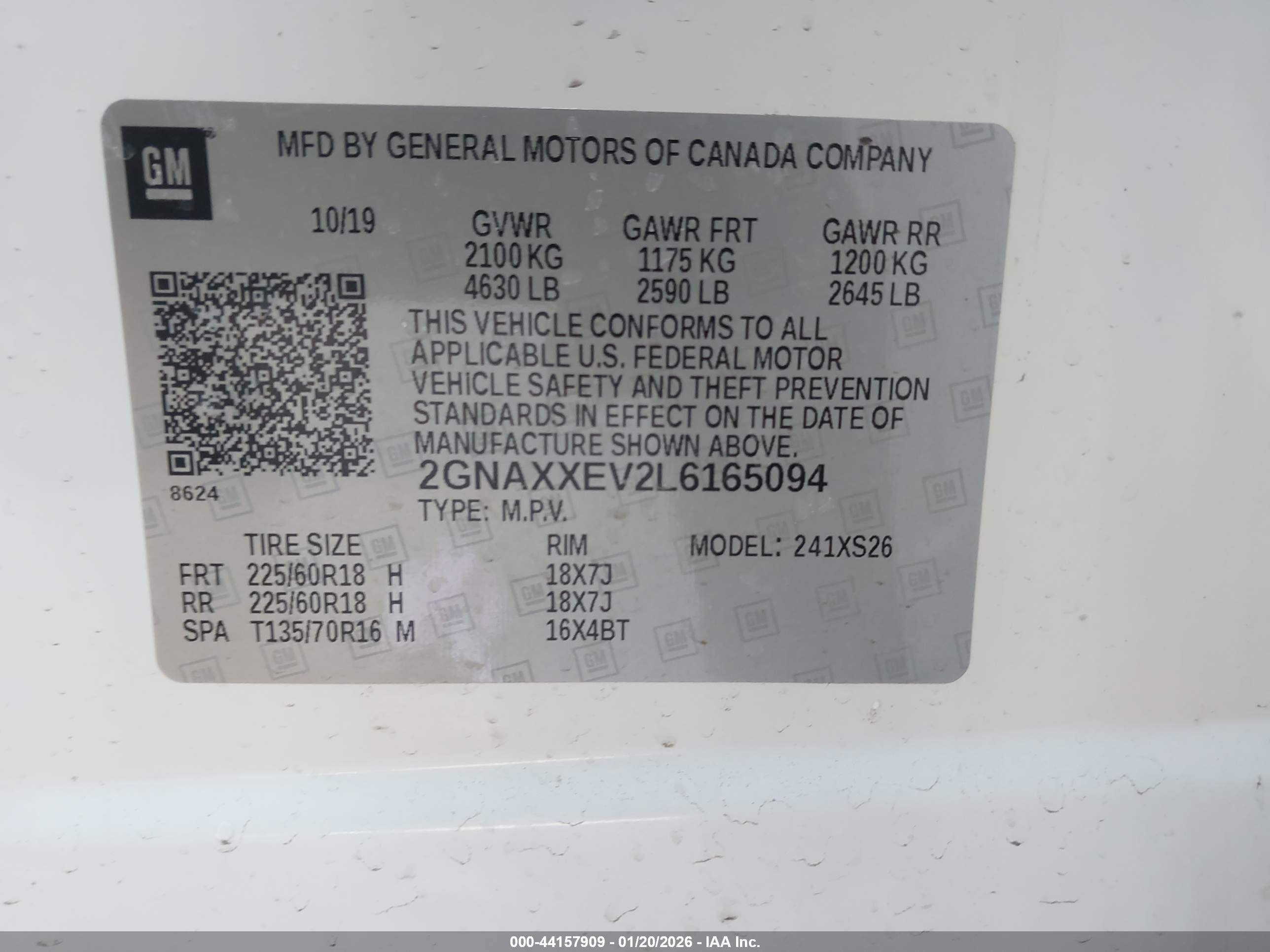CHEVROLET EQUINOX image 9
