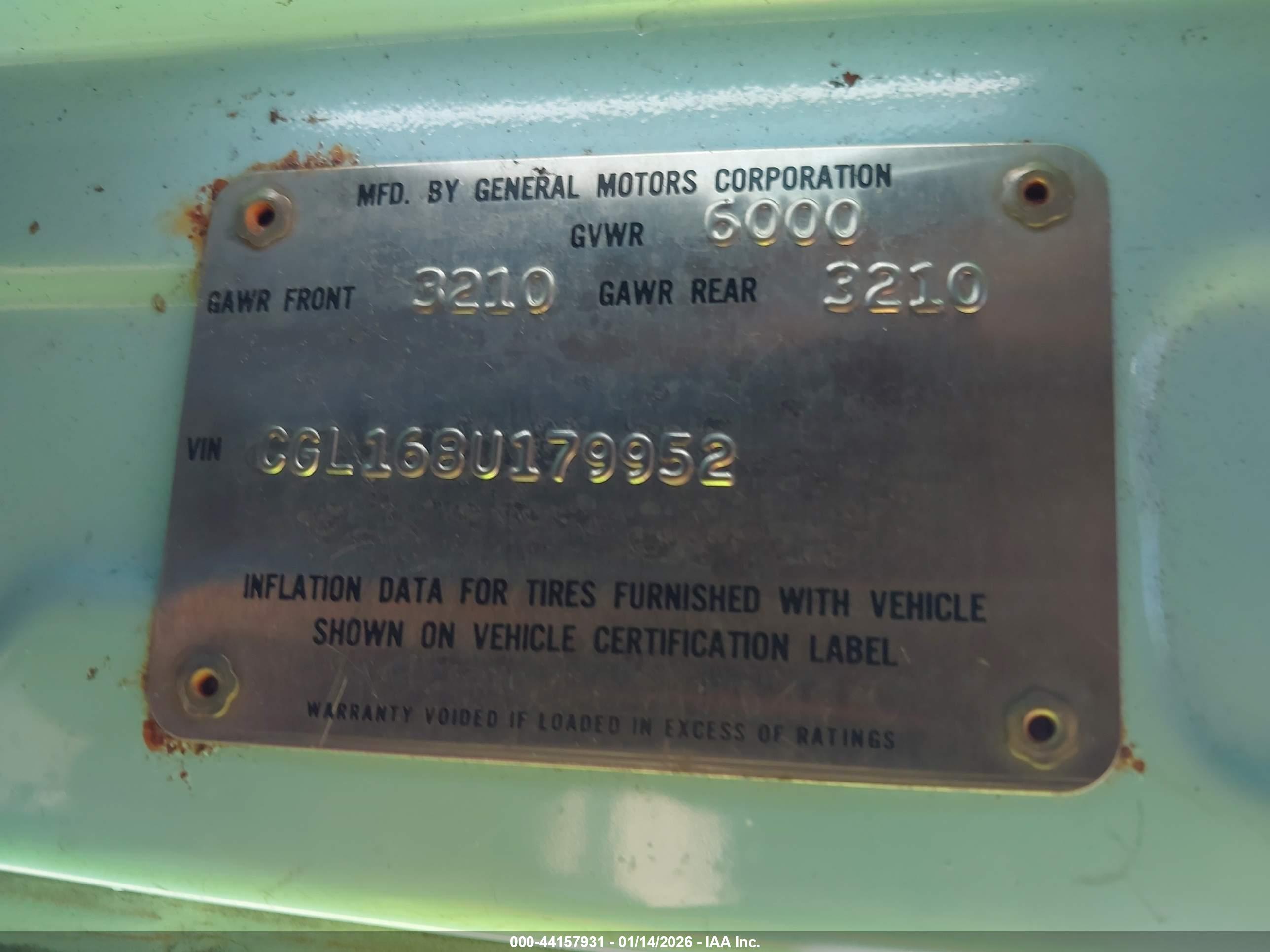 CHEVROLET VAN image 9