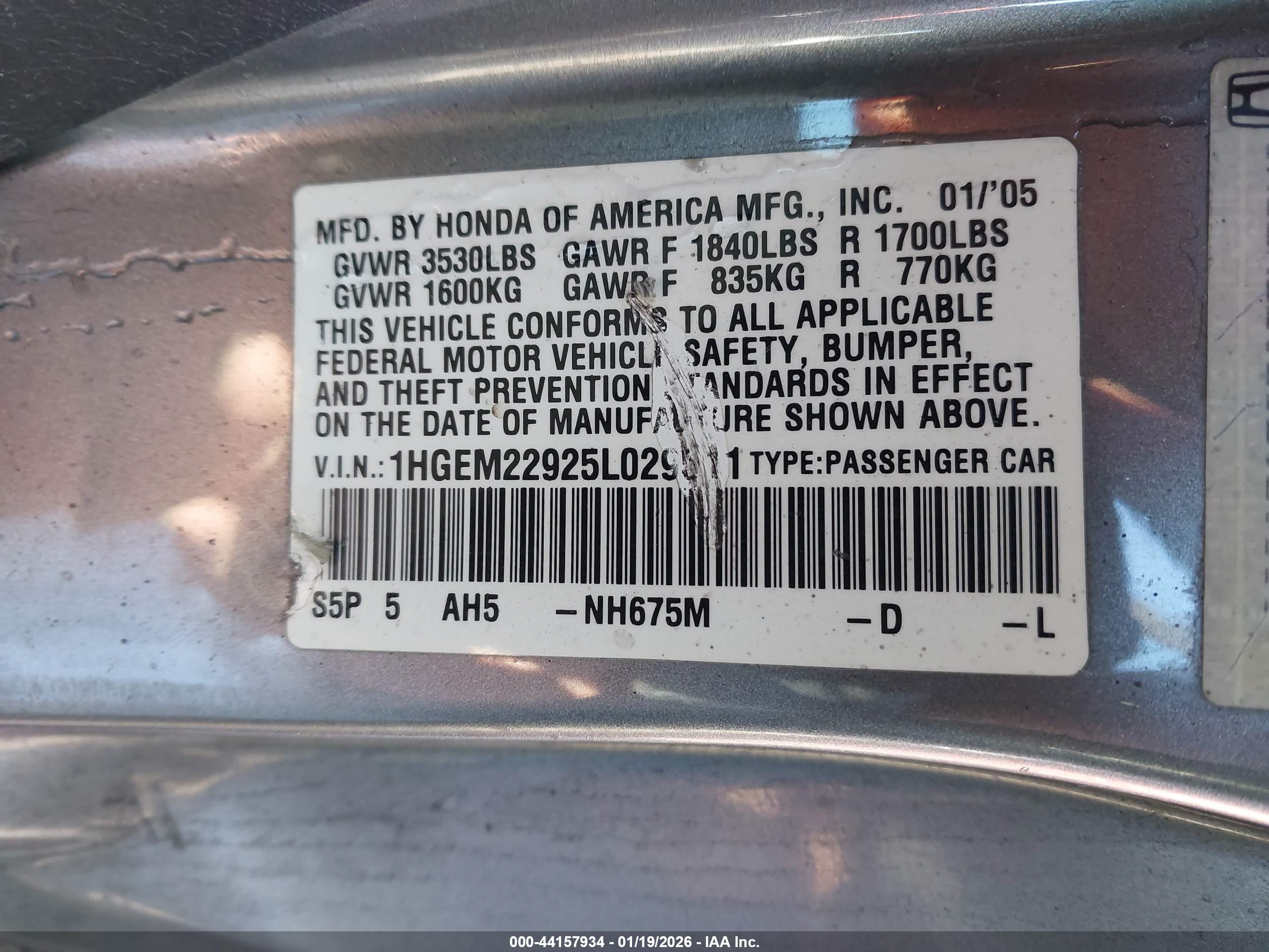HONDA CIVIC image 9
