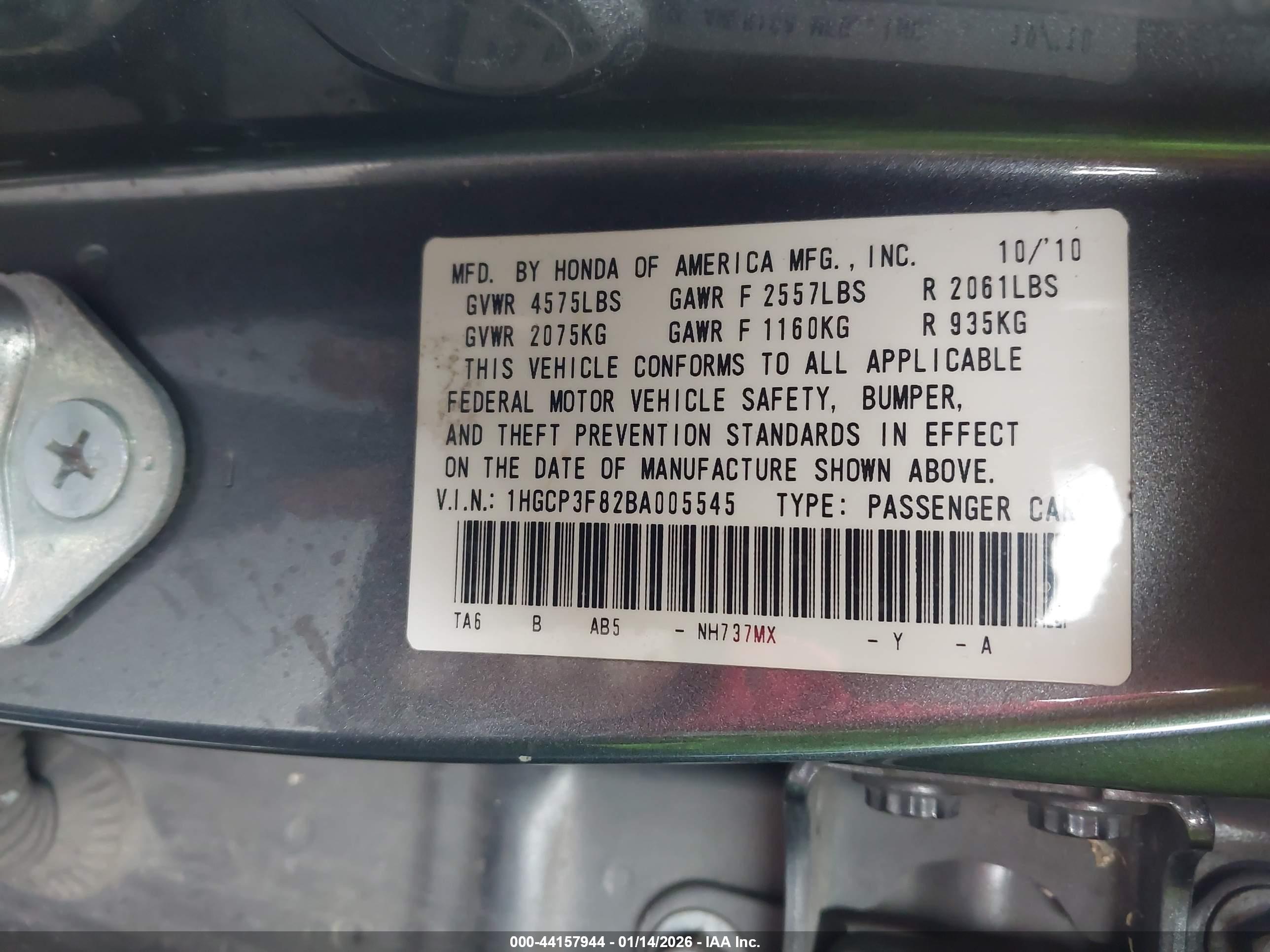 HONDA ACCORD image 9