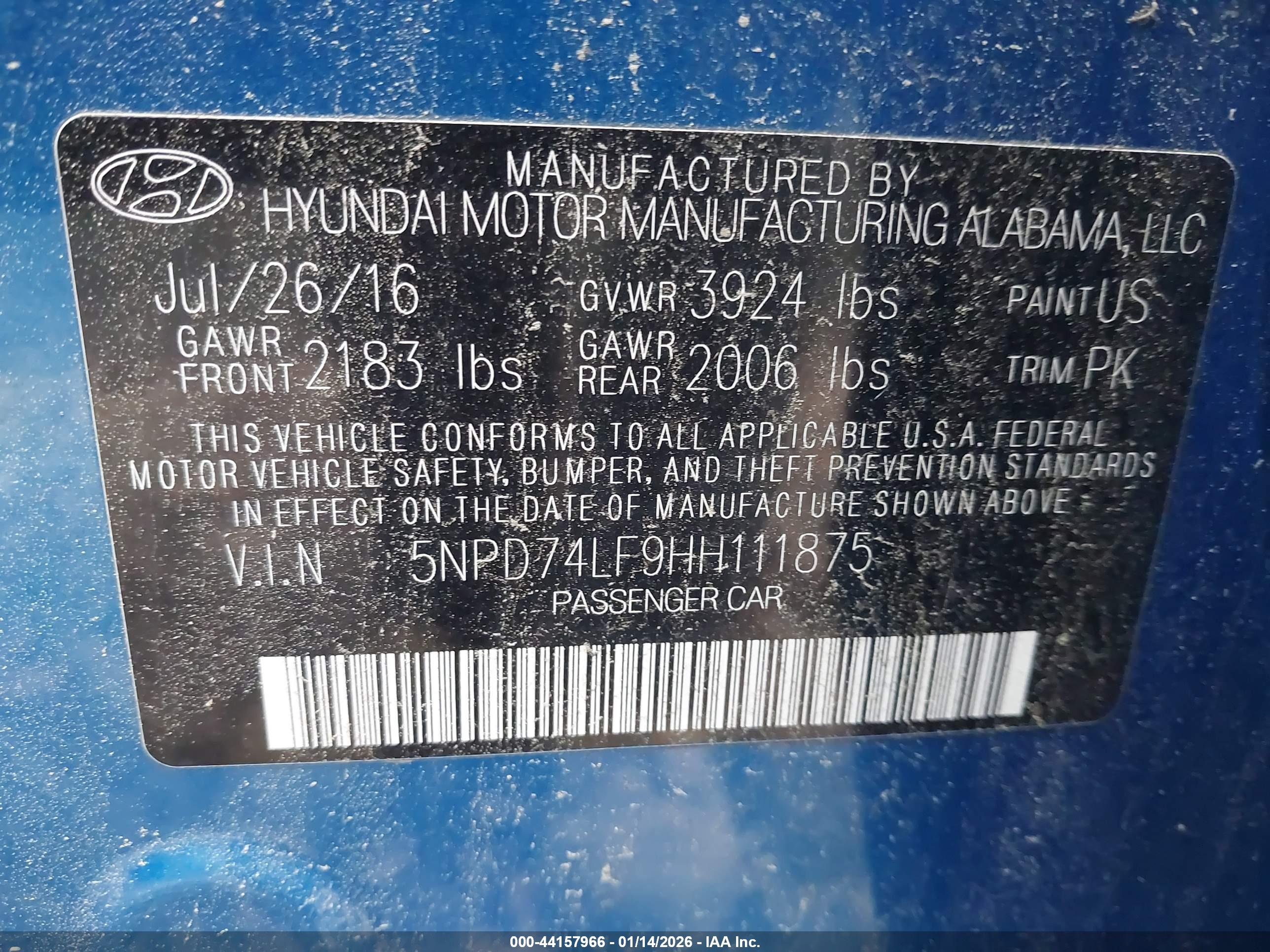 HYUNDAI ELANTRA image 9