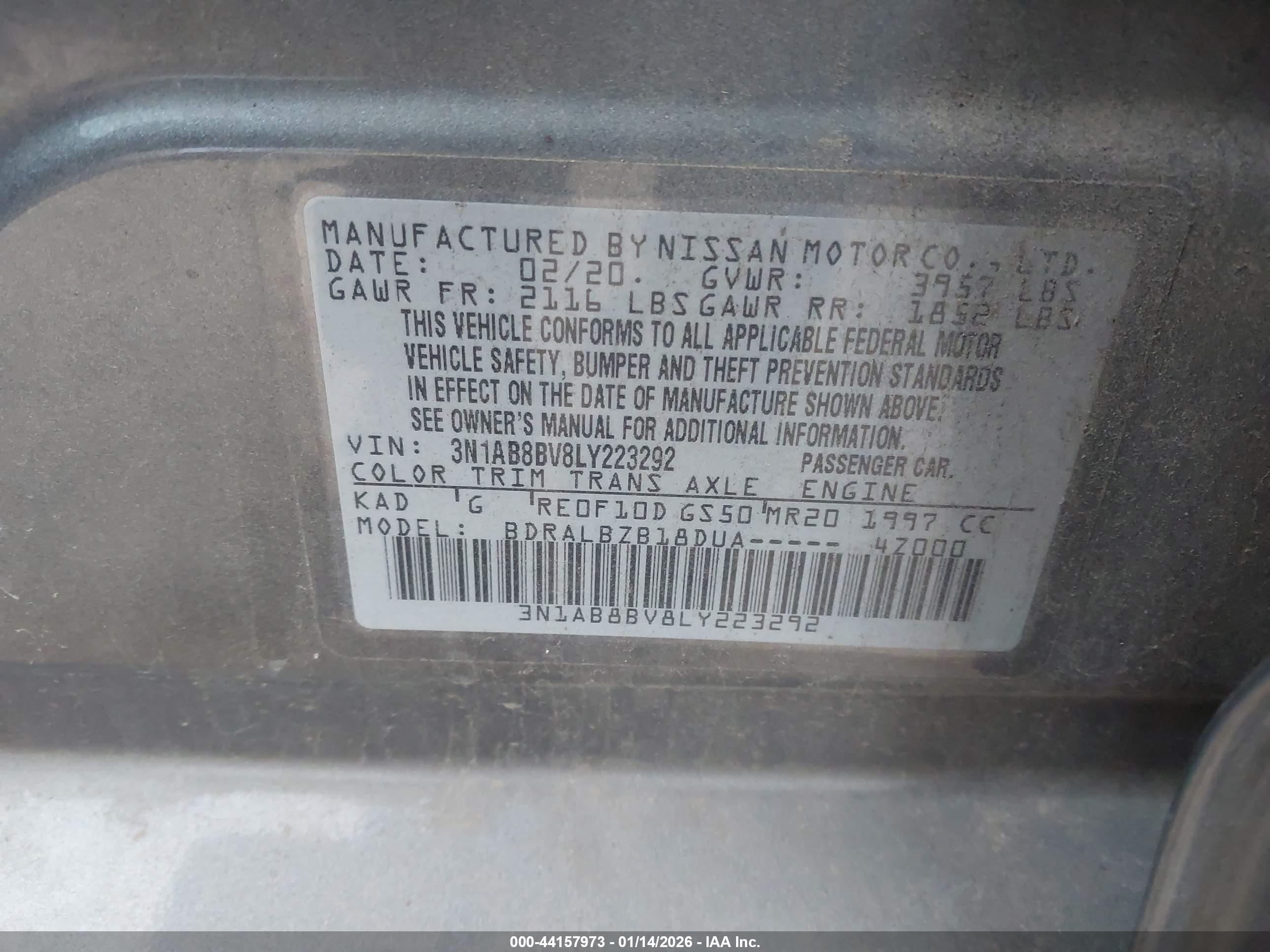 NISSAN SENTRA image 9