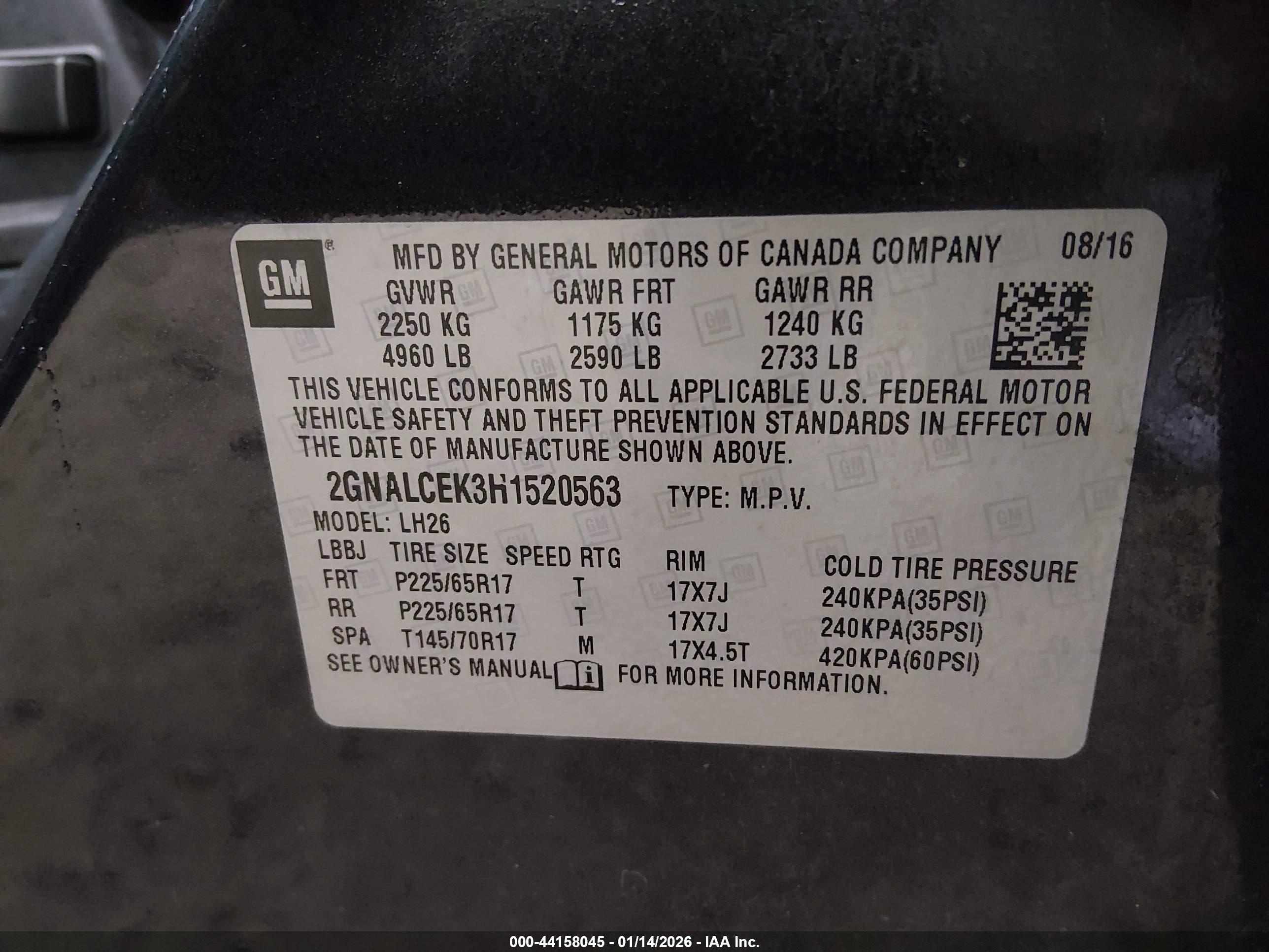 CHEVROLET EQUINOX image 9