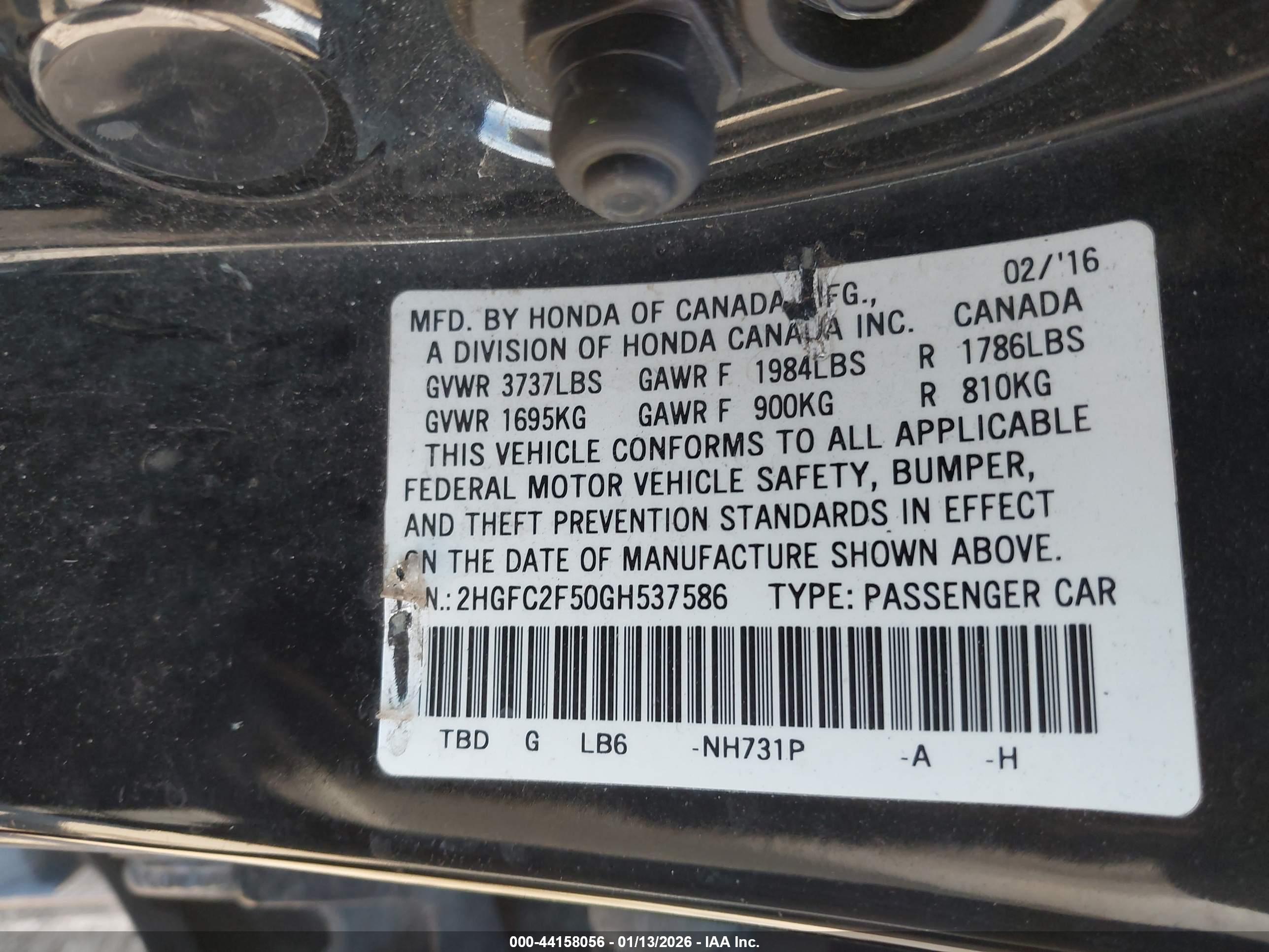 HONDA CIVIC image 9