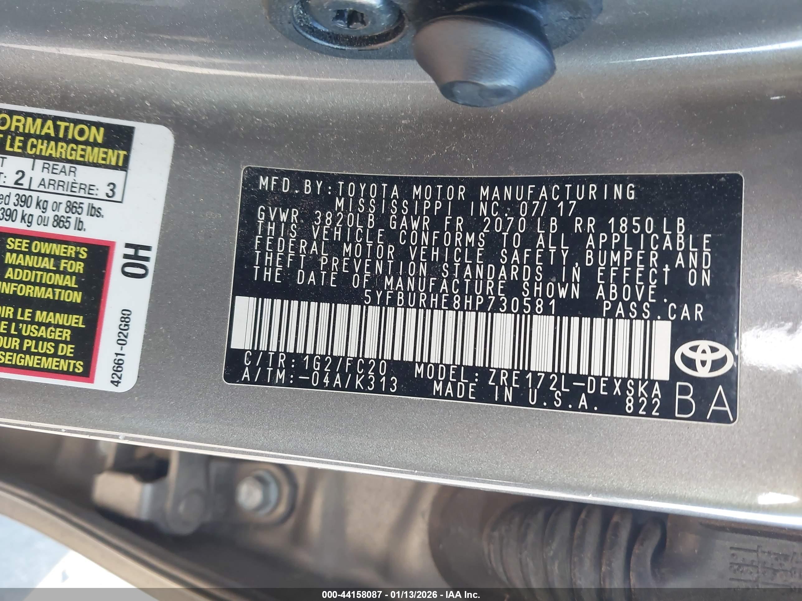 TOYOTA COROLLA image 9
