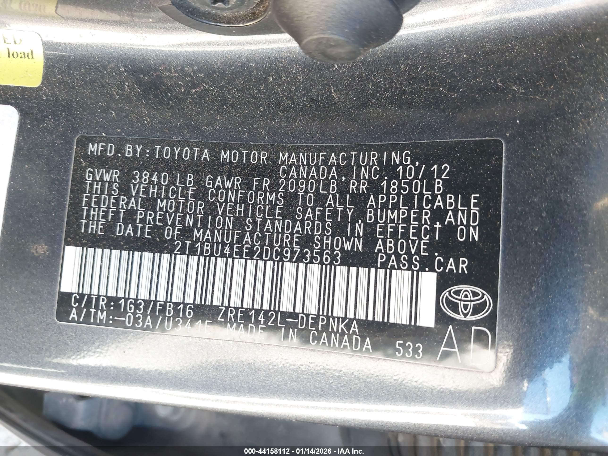 TOYOTA COROLLA image 9