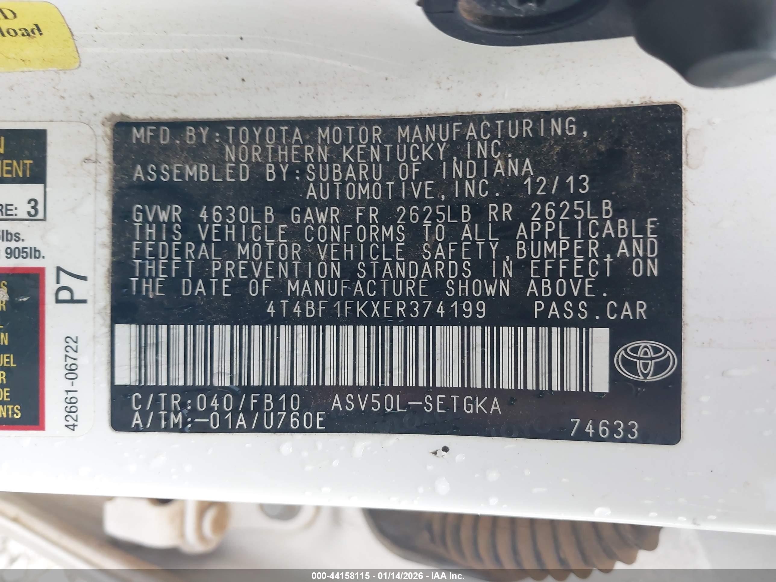 TOYOTA CAMRY image 9