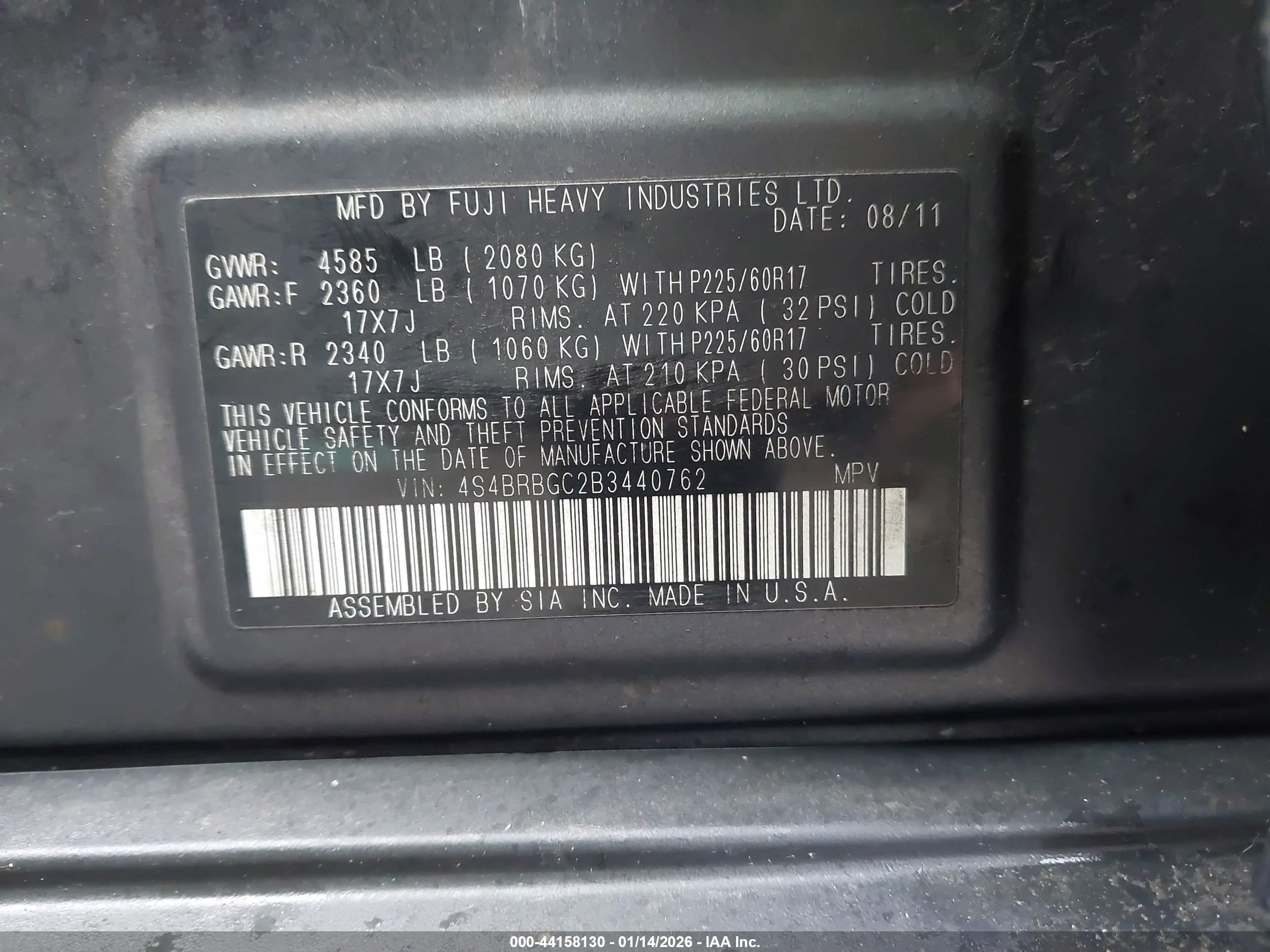 SUBARU OUTBACK image 9