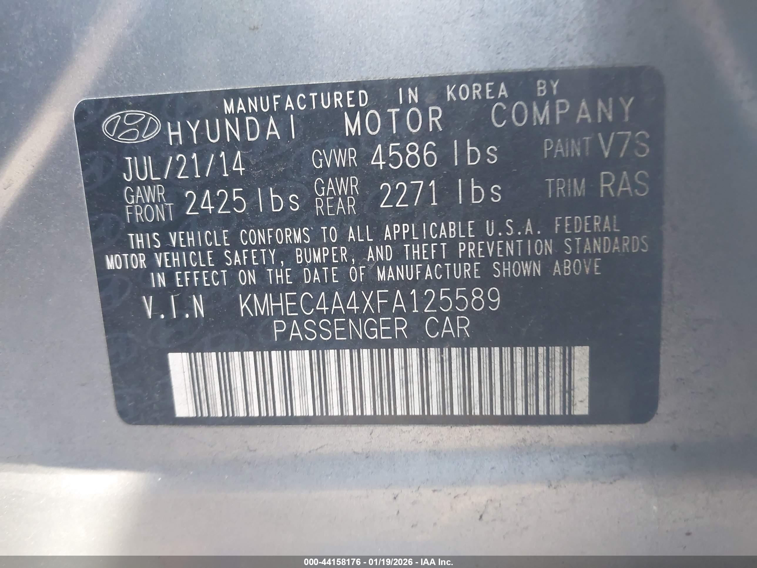 HYUNDAI SONATA image 9
