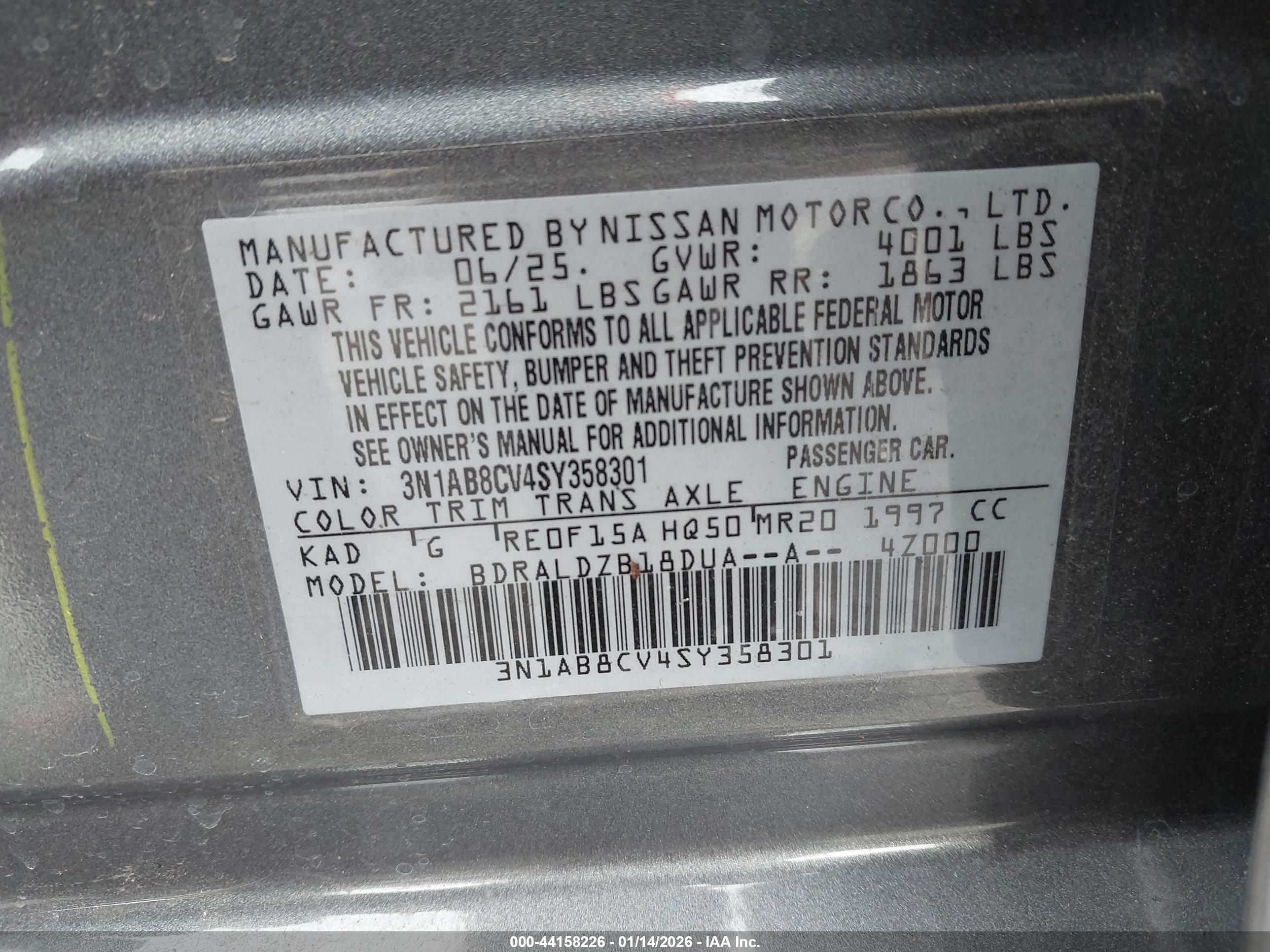 NISSAN SENTRA image 9