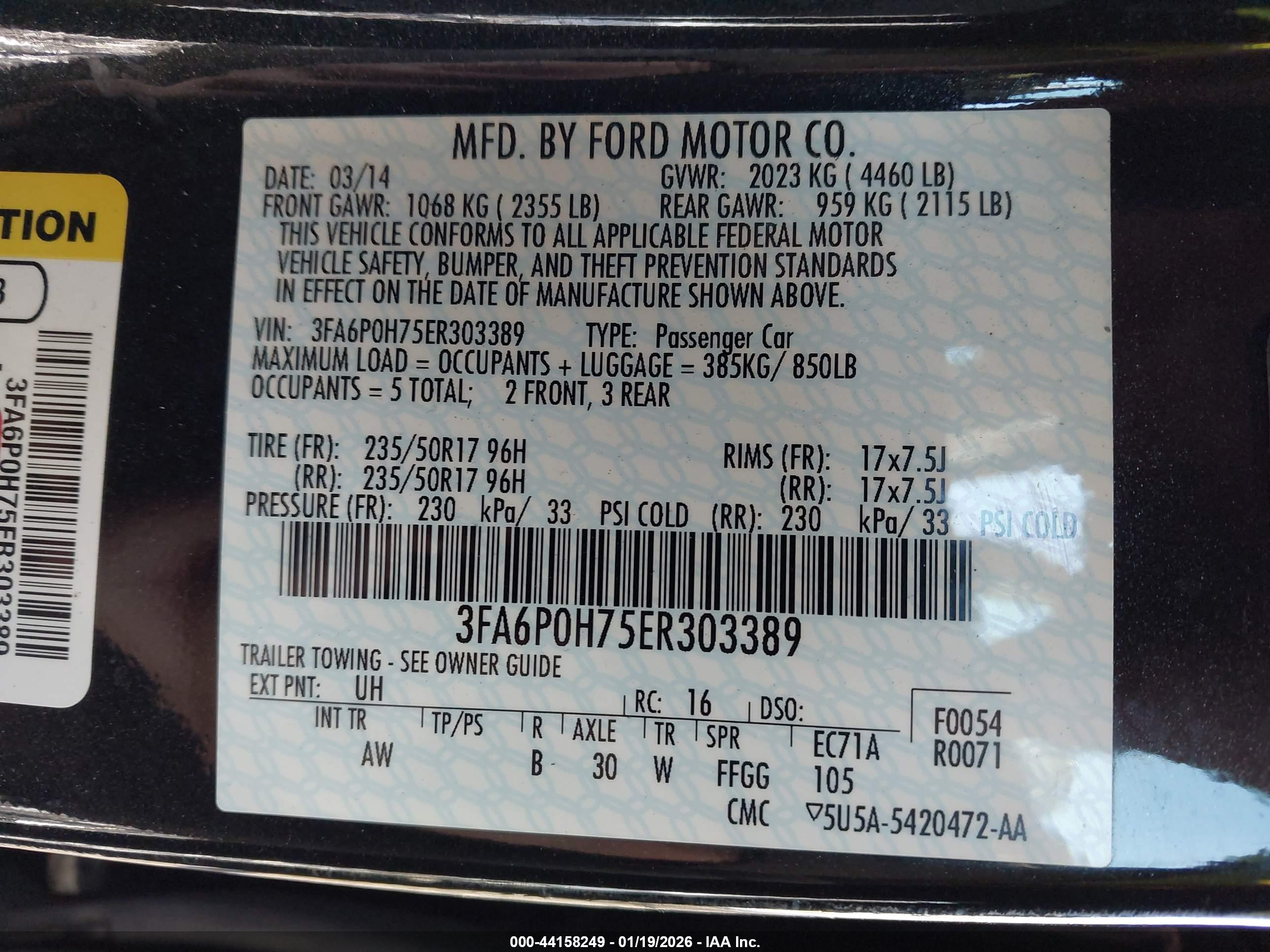 FORD FUSION image 9