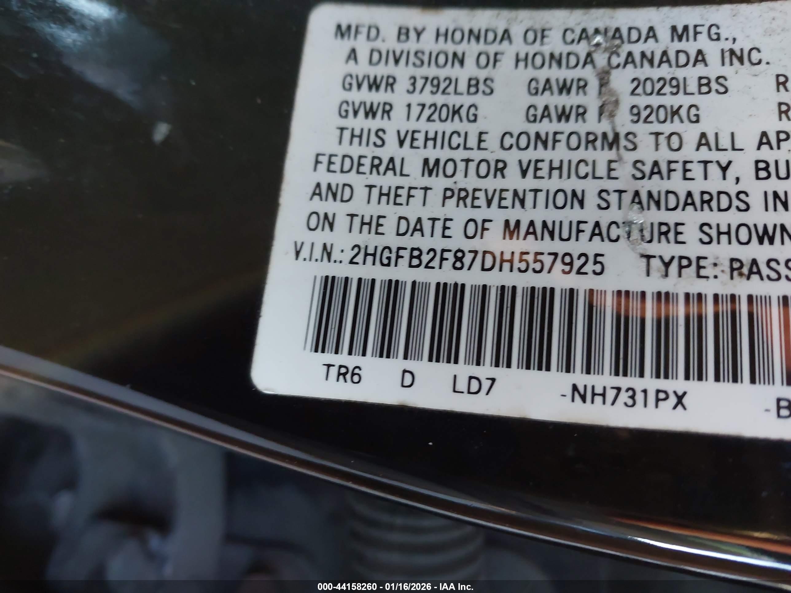 HONDA CIVIC image 9