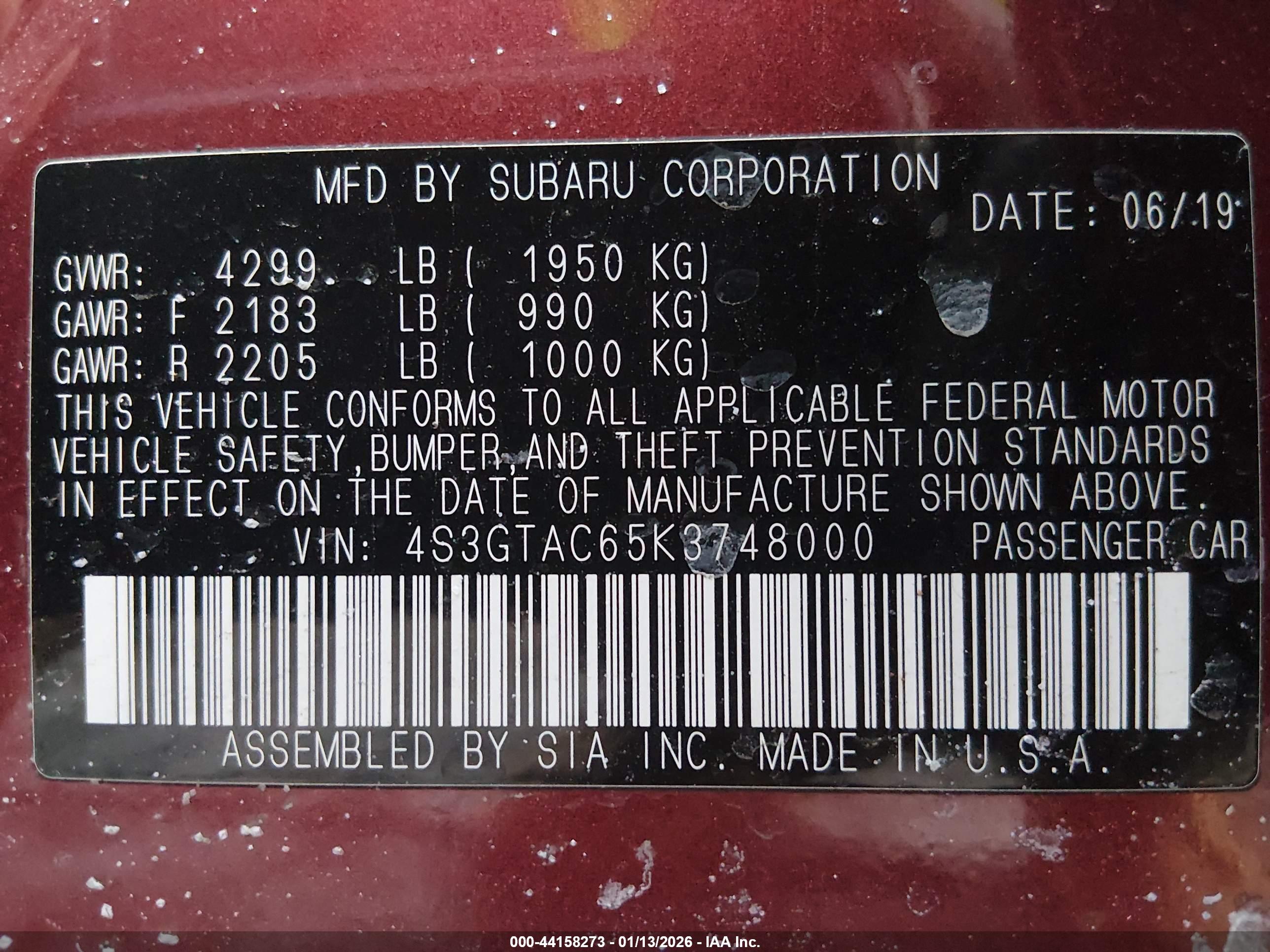 SUBARU IMPREZA image 9