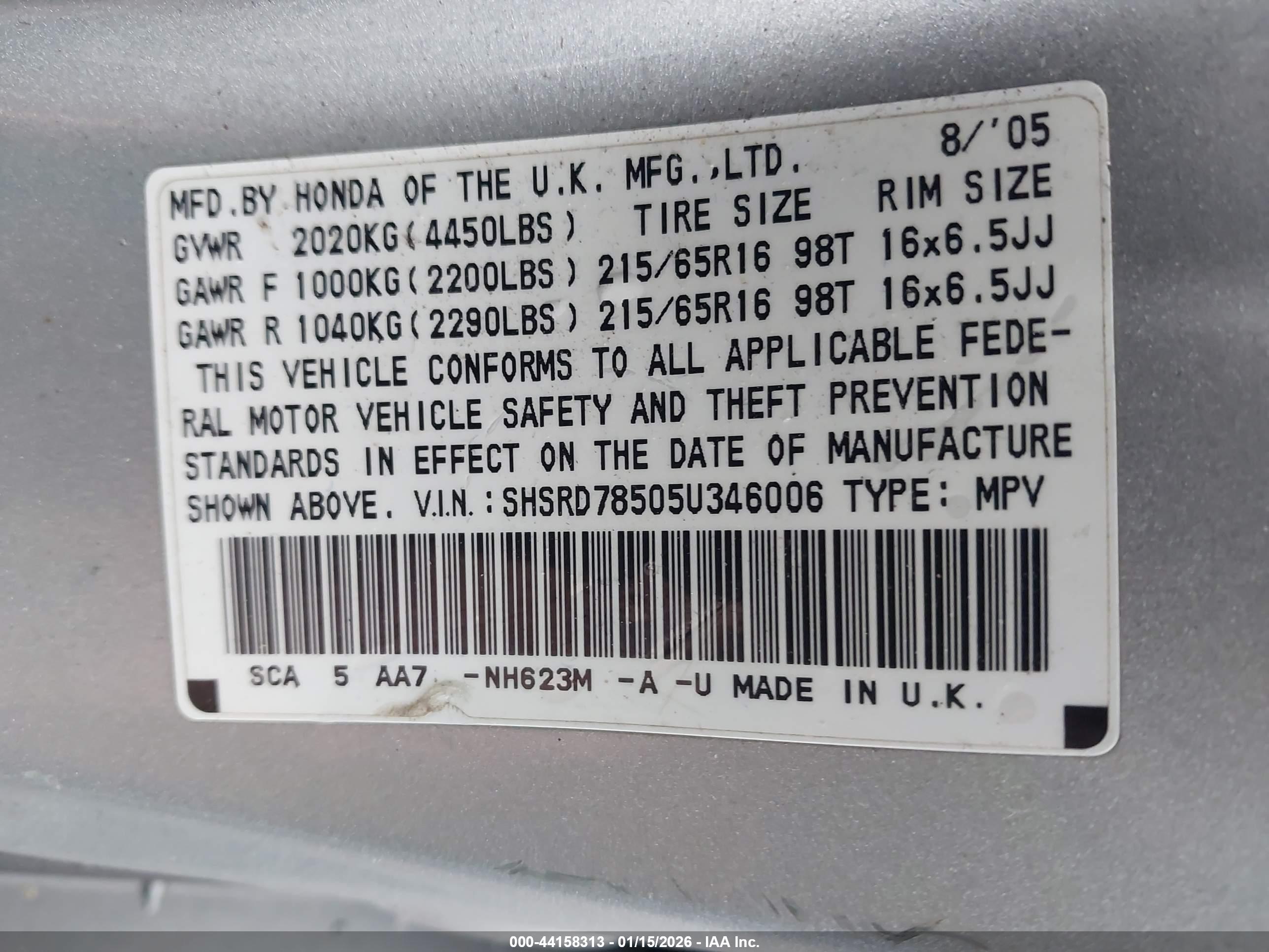 HONDA CR-V image 9