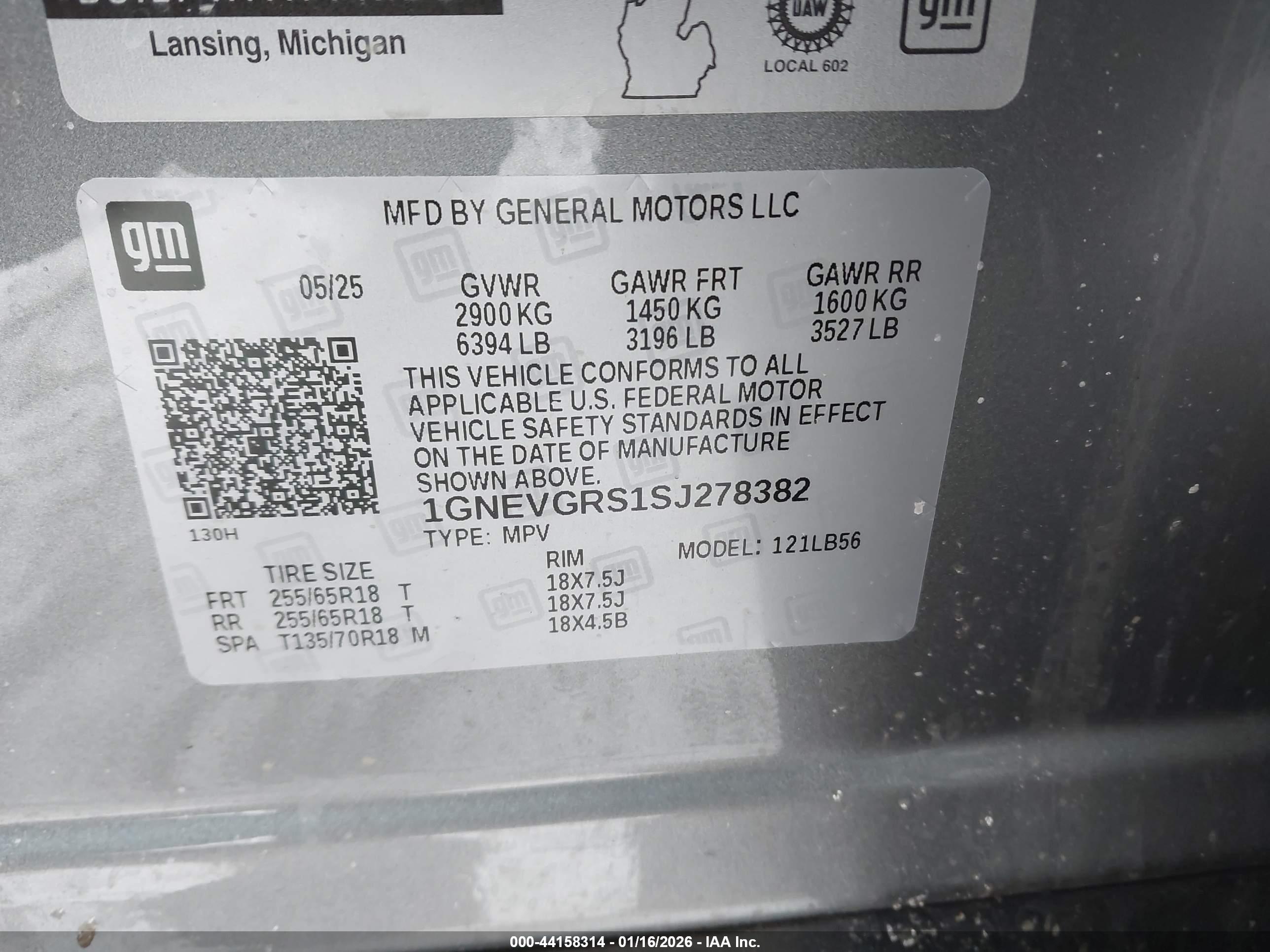 CHEVROLET TRAVERSE image 9