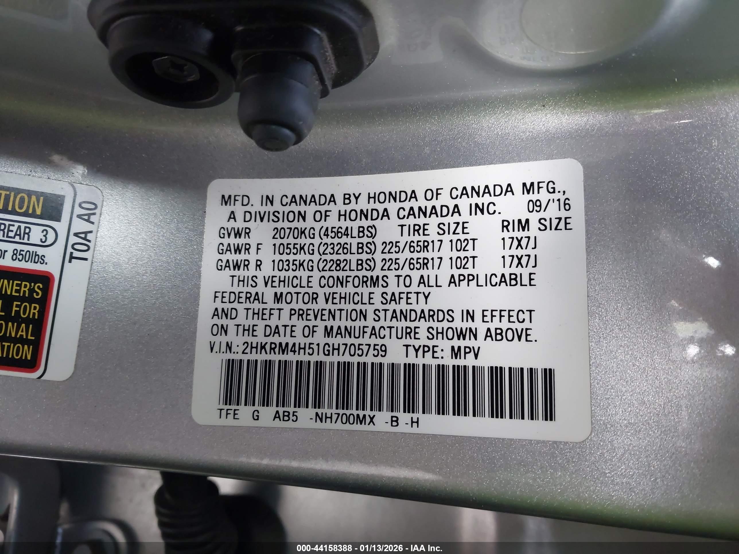 HONDA CR-V image 9