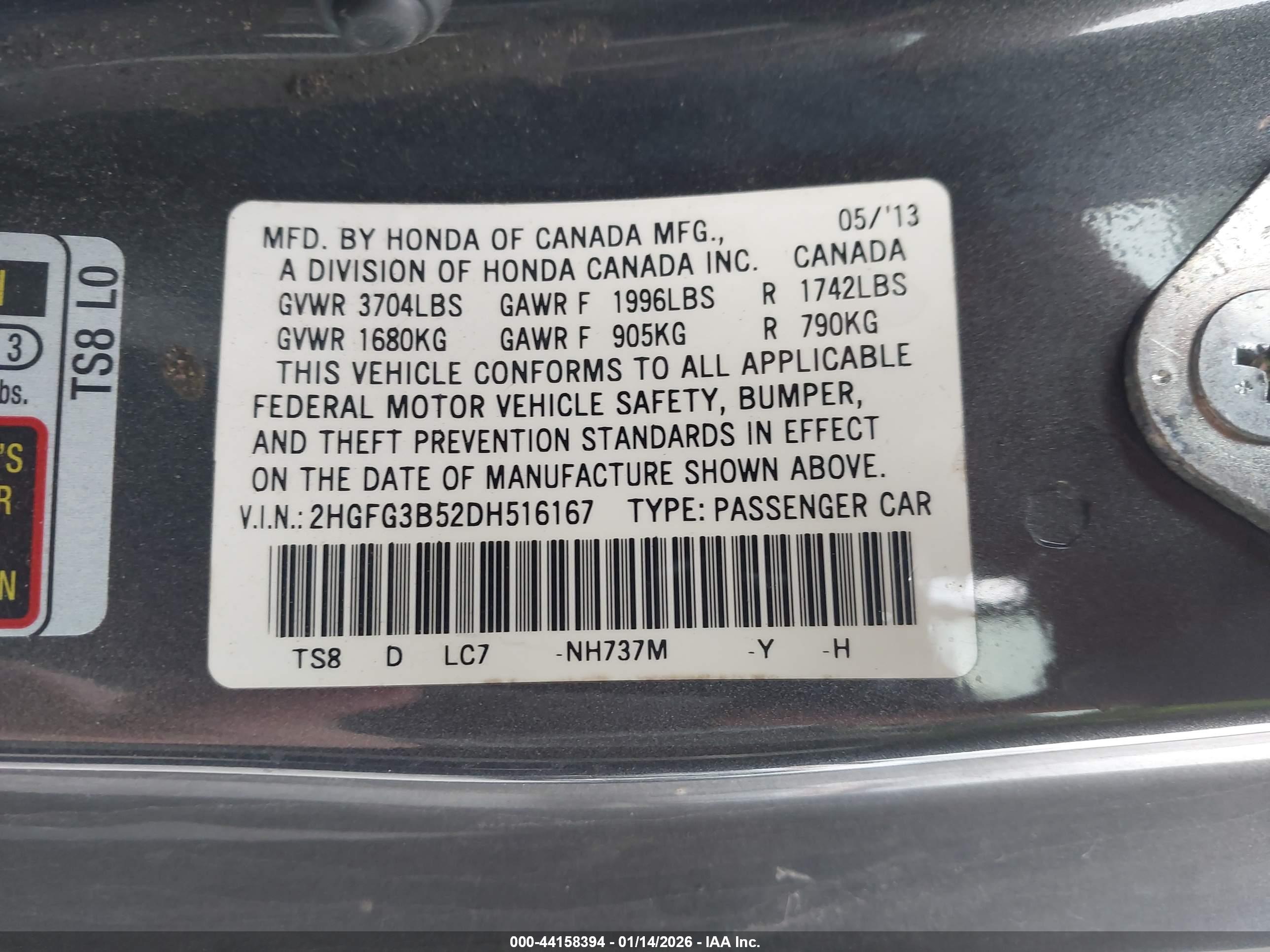 HONDA CIVIC image 9