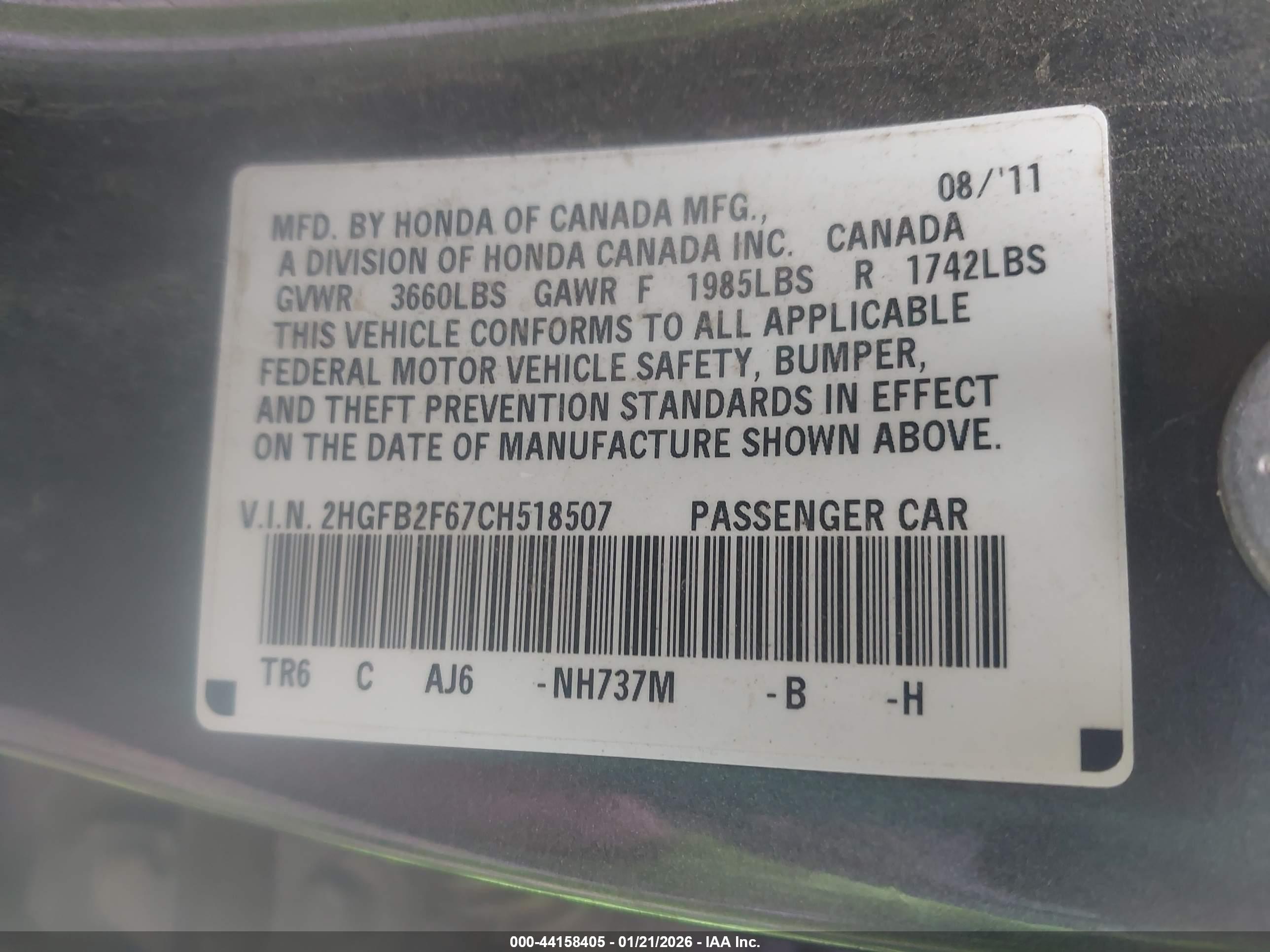 HONDA CIVIC image 9