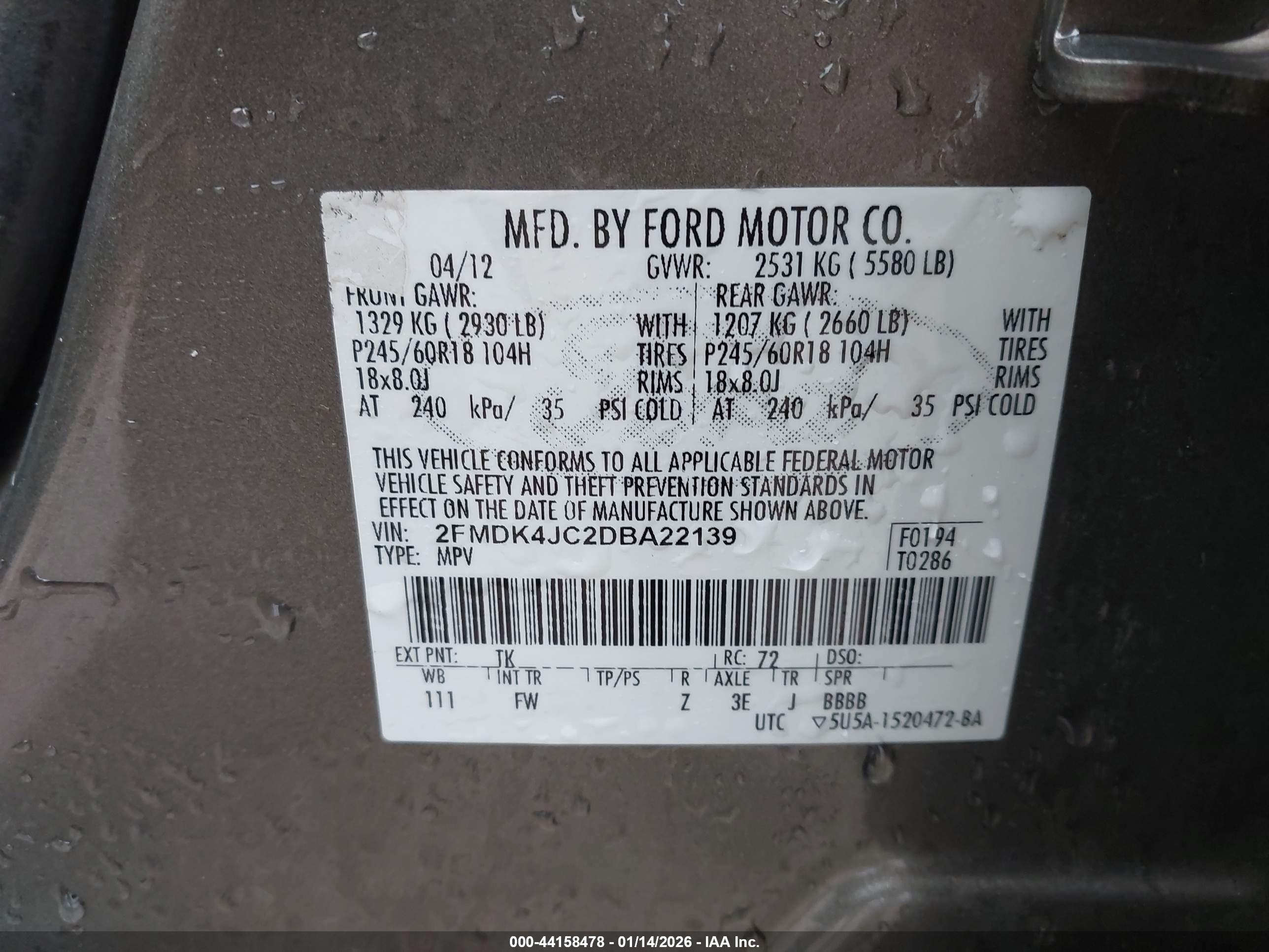 FORD EDGE image 9