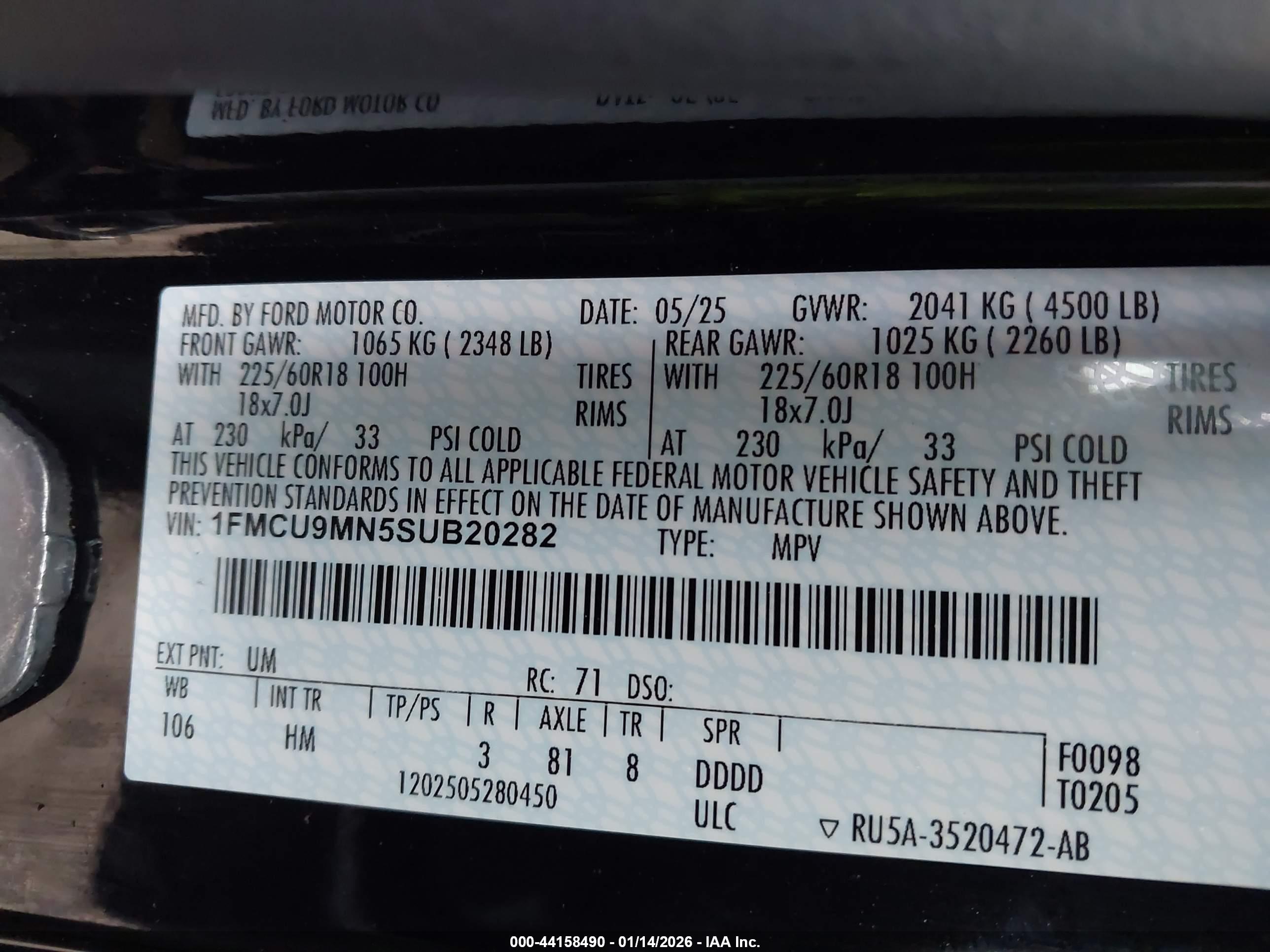 FORD ESCAPE image 9