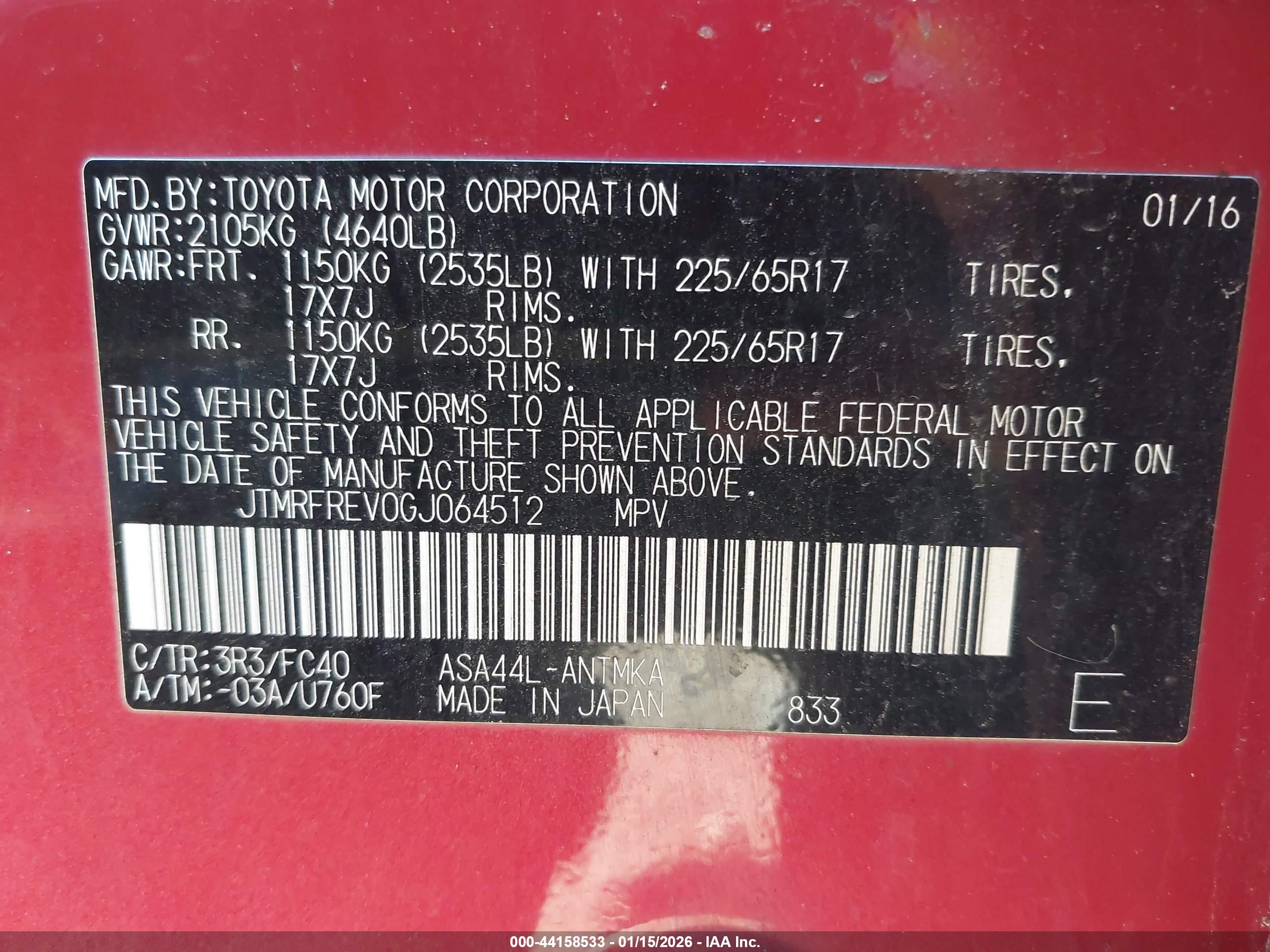 TOYOTA RAV4 image 9