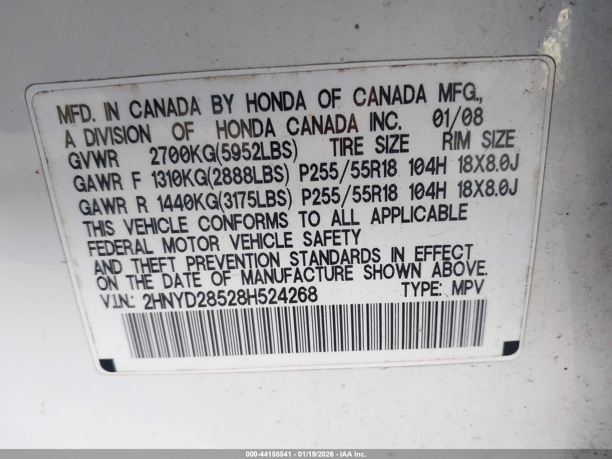 ACURA MDX image 9
