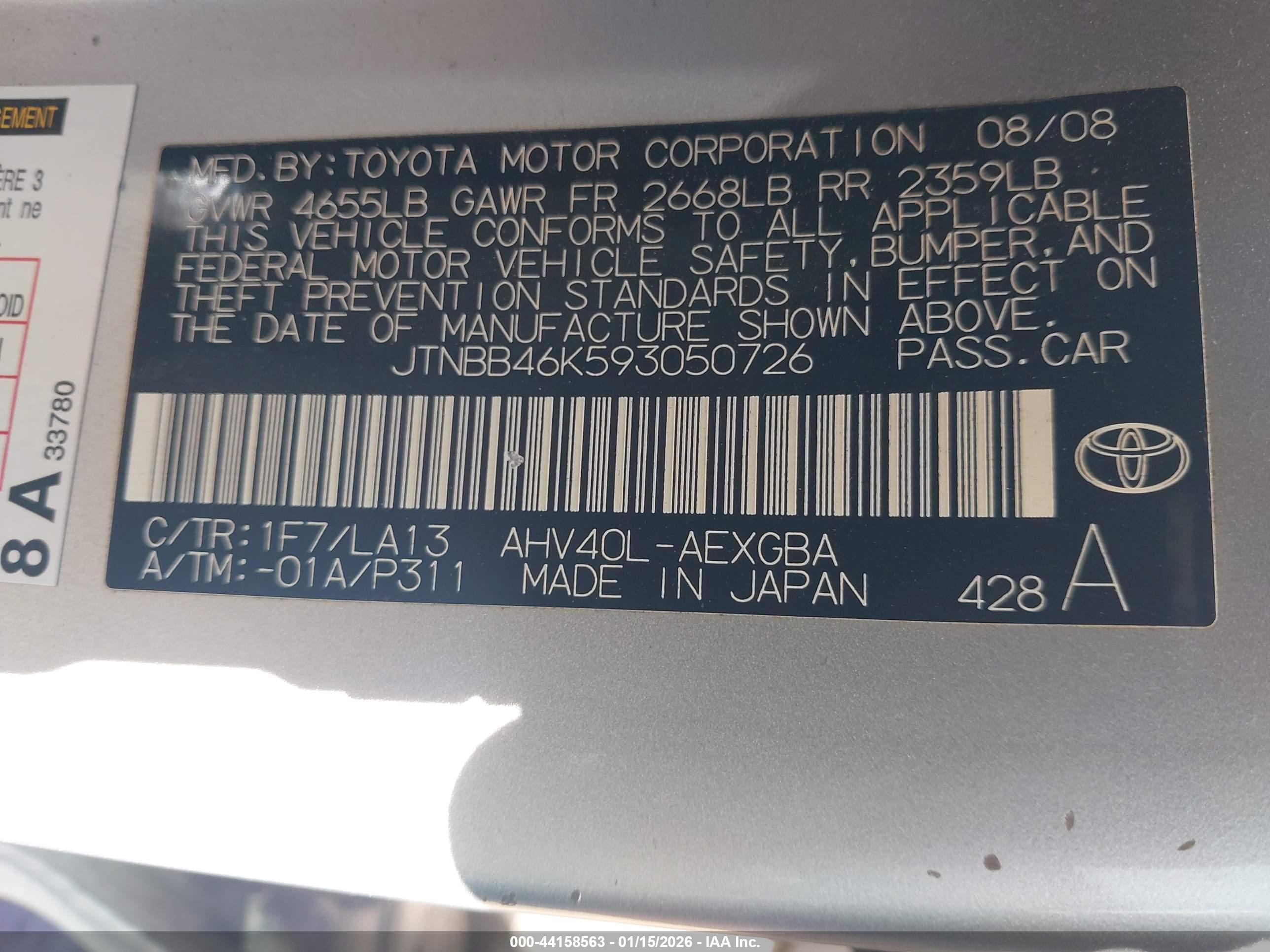 TOYOTA CAMRY image 9