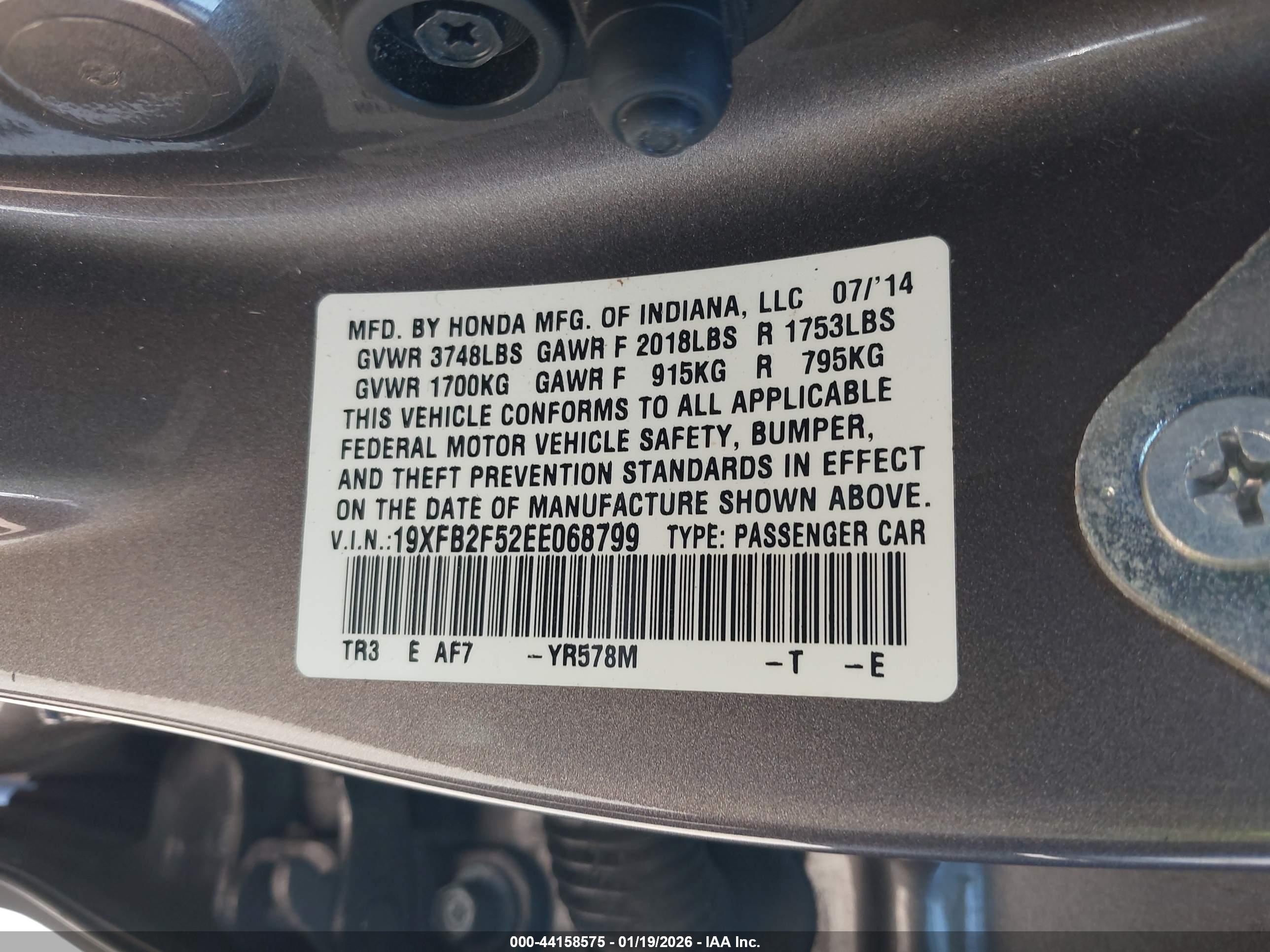 HONDA CIVIC image 9